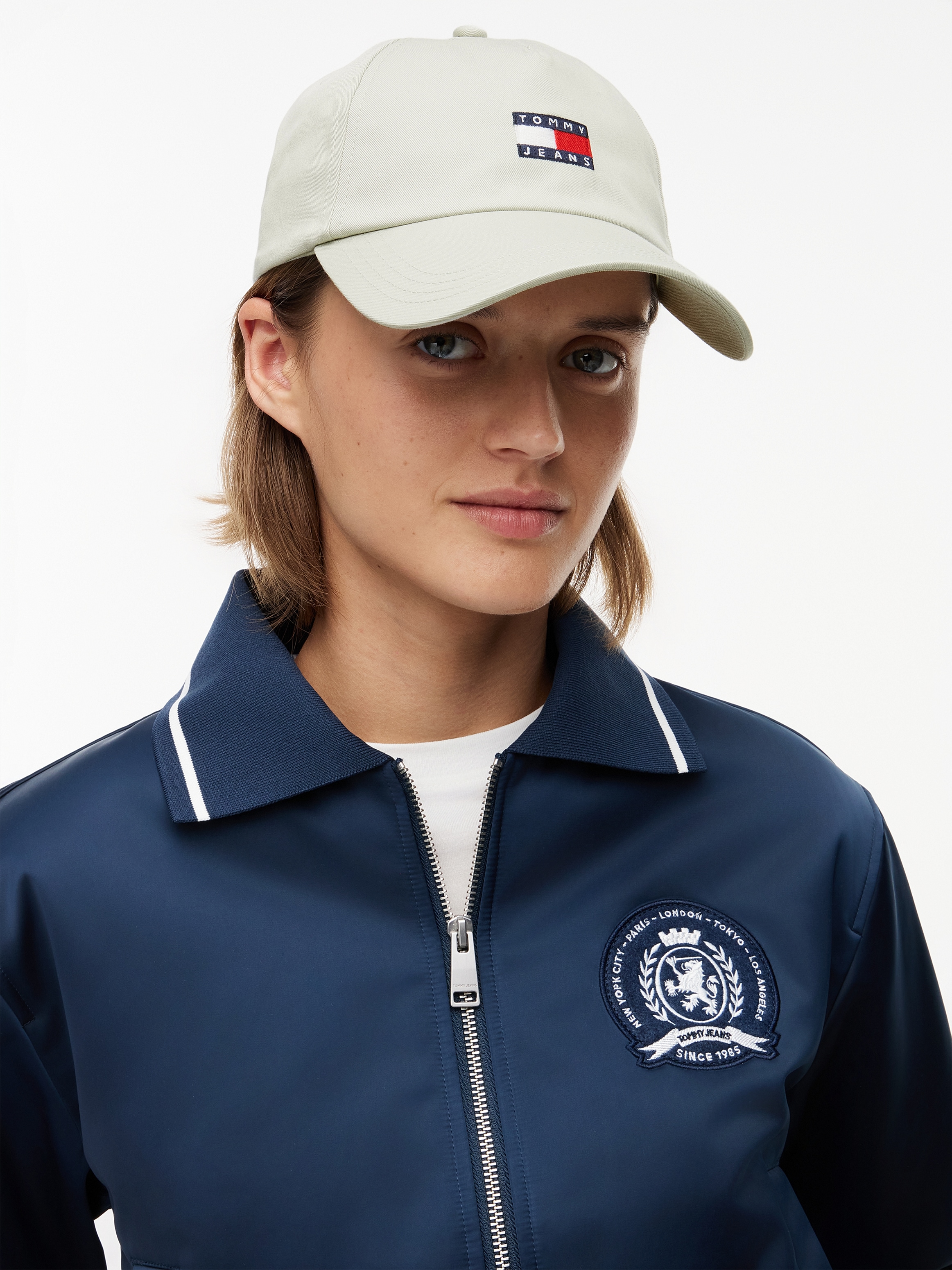Tommy Jeans Casquette de baseball »TJW HERITAGE CORE 5 PANEL CAP« gaufrage logo, fermeture à clip UNISEX