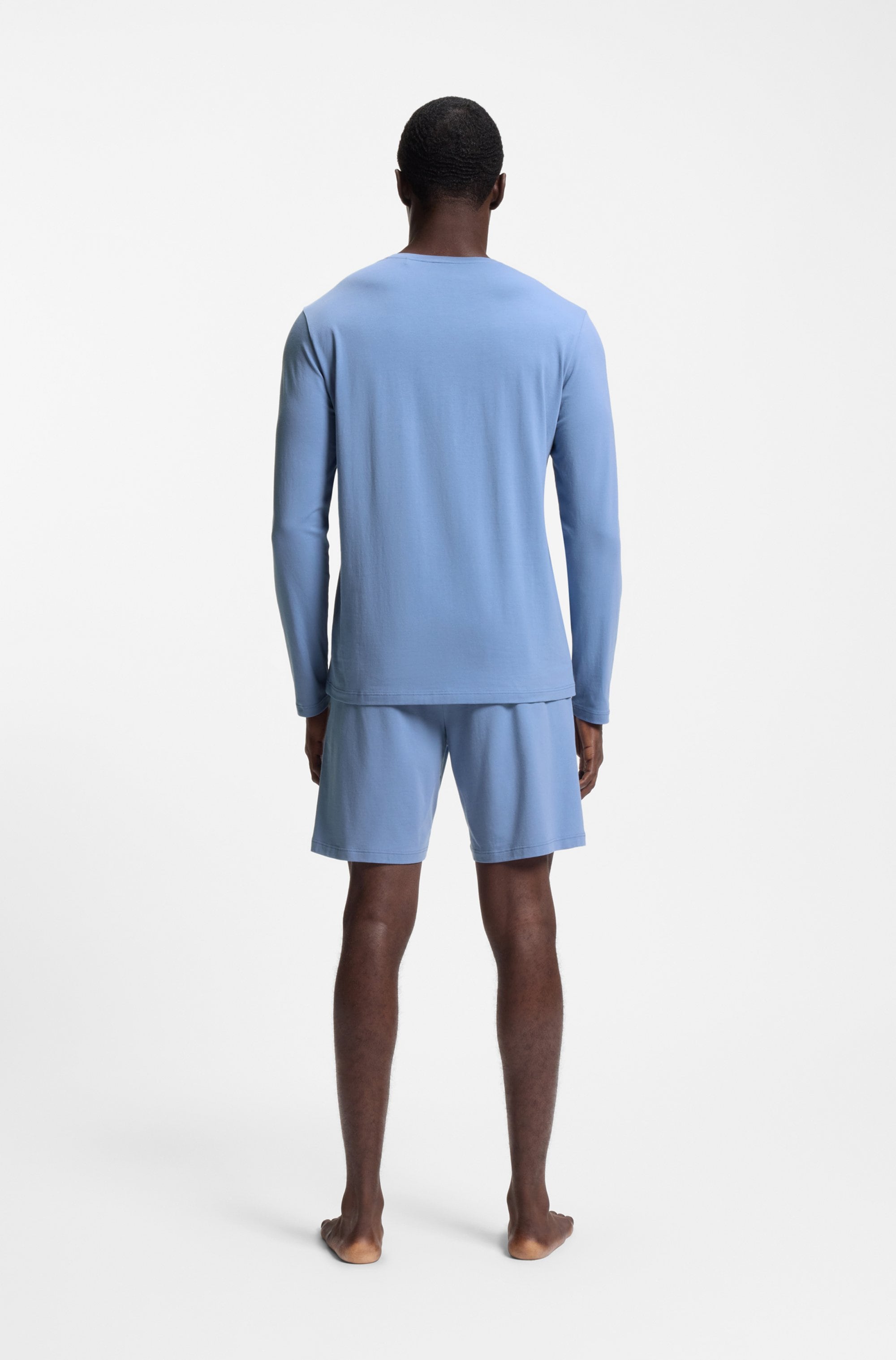 BOSS T-shirt à manches longues »Mix&Match LS« mit Logoschriftzug