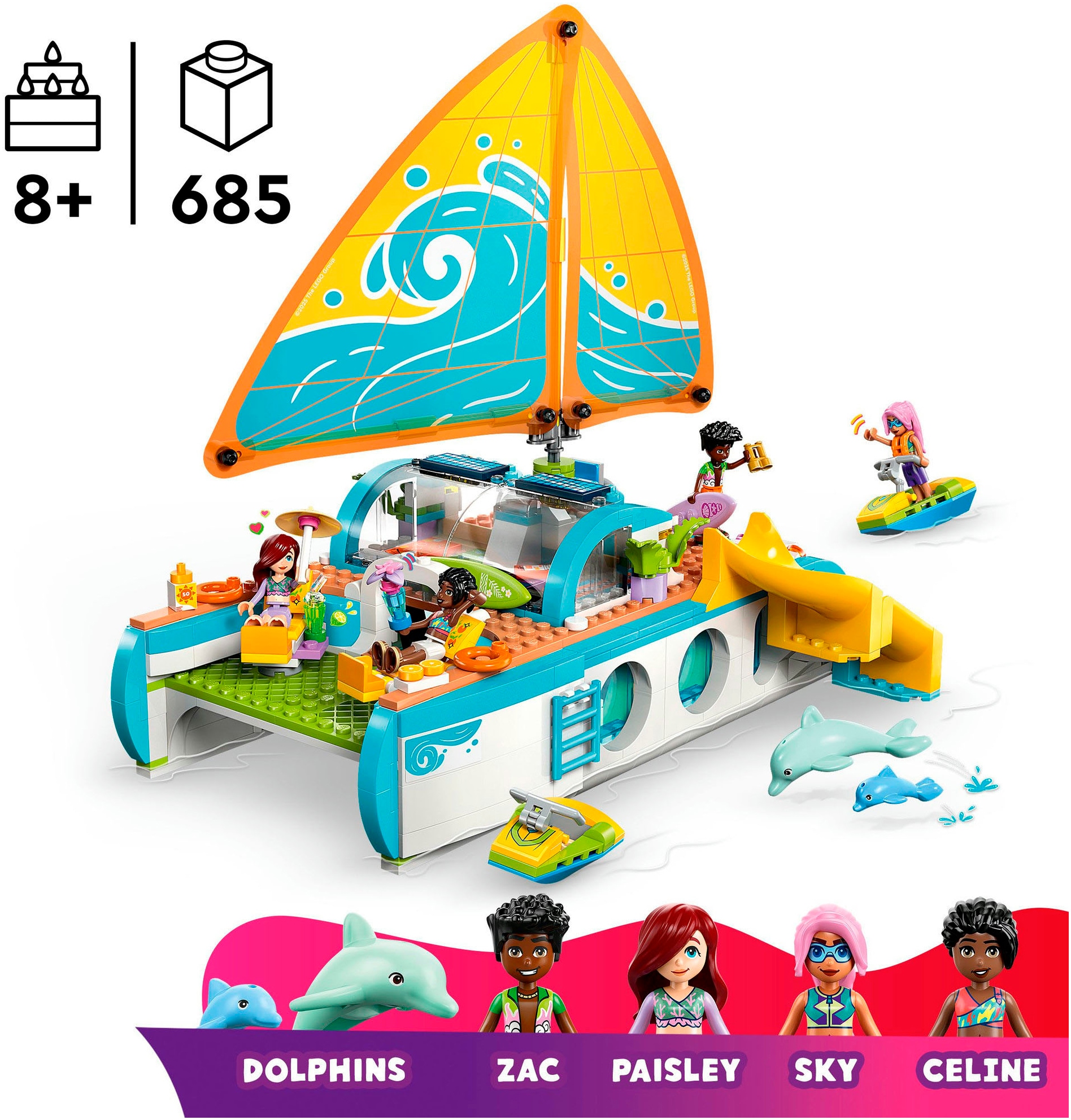 LEGO® Pions de construction »Segelabenteuer (42664), LEGO Friends« Made in Europe