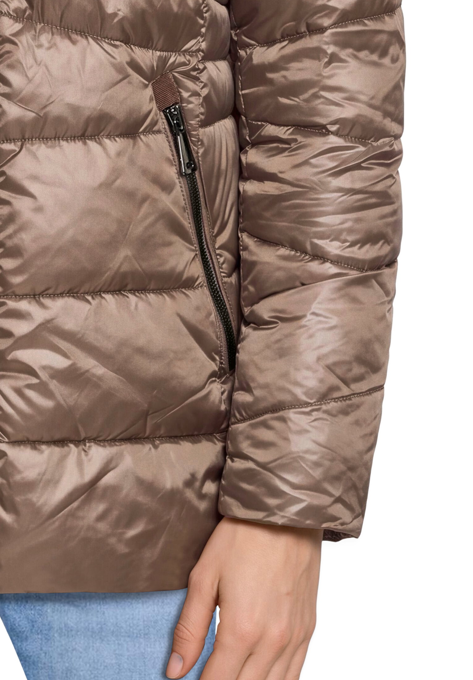 Gil Bret Steppjacke mit Kapuze Winterjacke mit abnehmbarer Kapuze