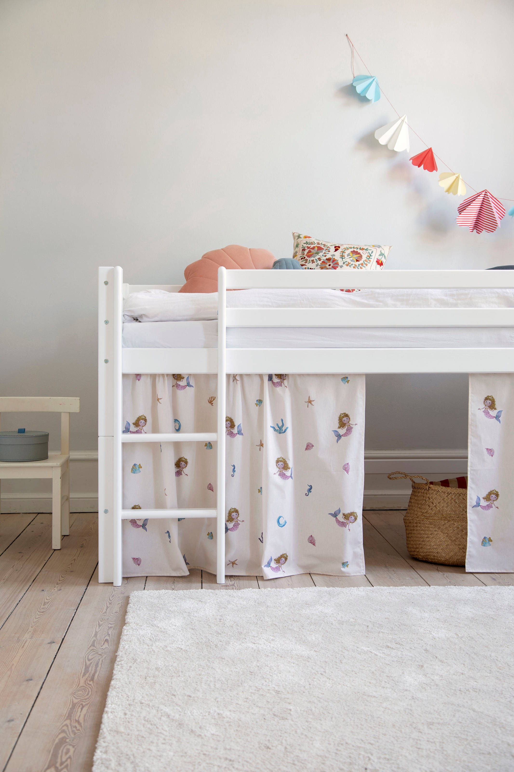 Hoppekids Hochbett »ECO Dream MY COLOR« Set, Bett,  90x200, umbaubar in Einzelbett, 4 Farben