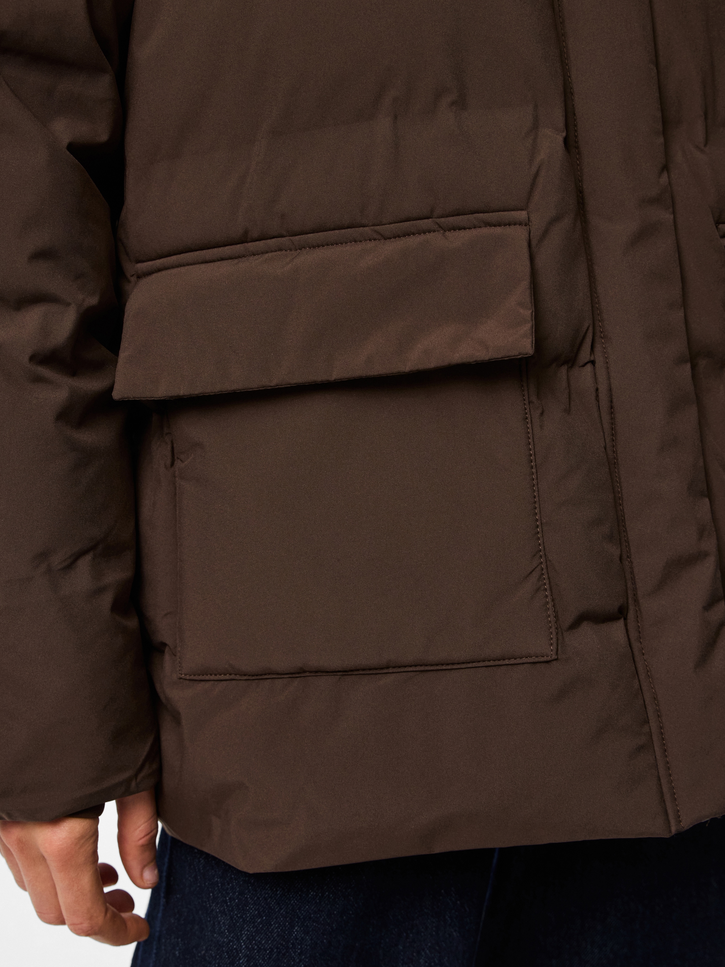 pieces Veste matelassée »PCNORMA PUFFER JACKET NOOS BC« avec capuche Kunstfaser, regular fit