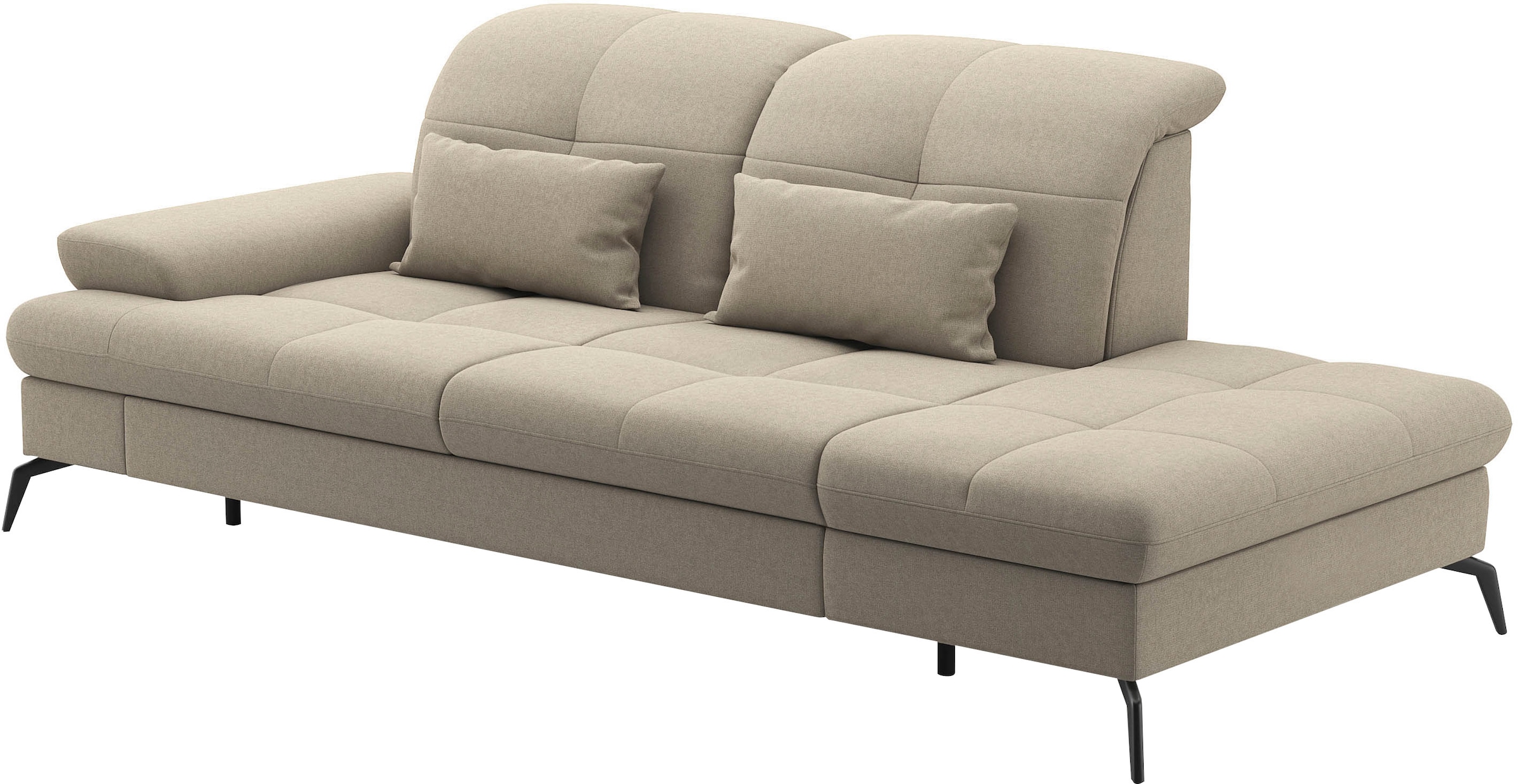 sit&more Récamière »Amica, inkl. Sitztiefenverstellung und Armteilverstellung« wahlweise mit Kopfteilverstellung und Stauraum