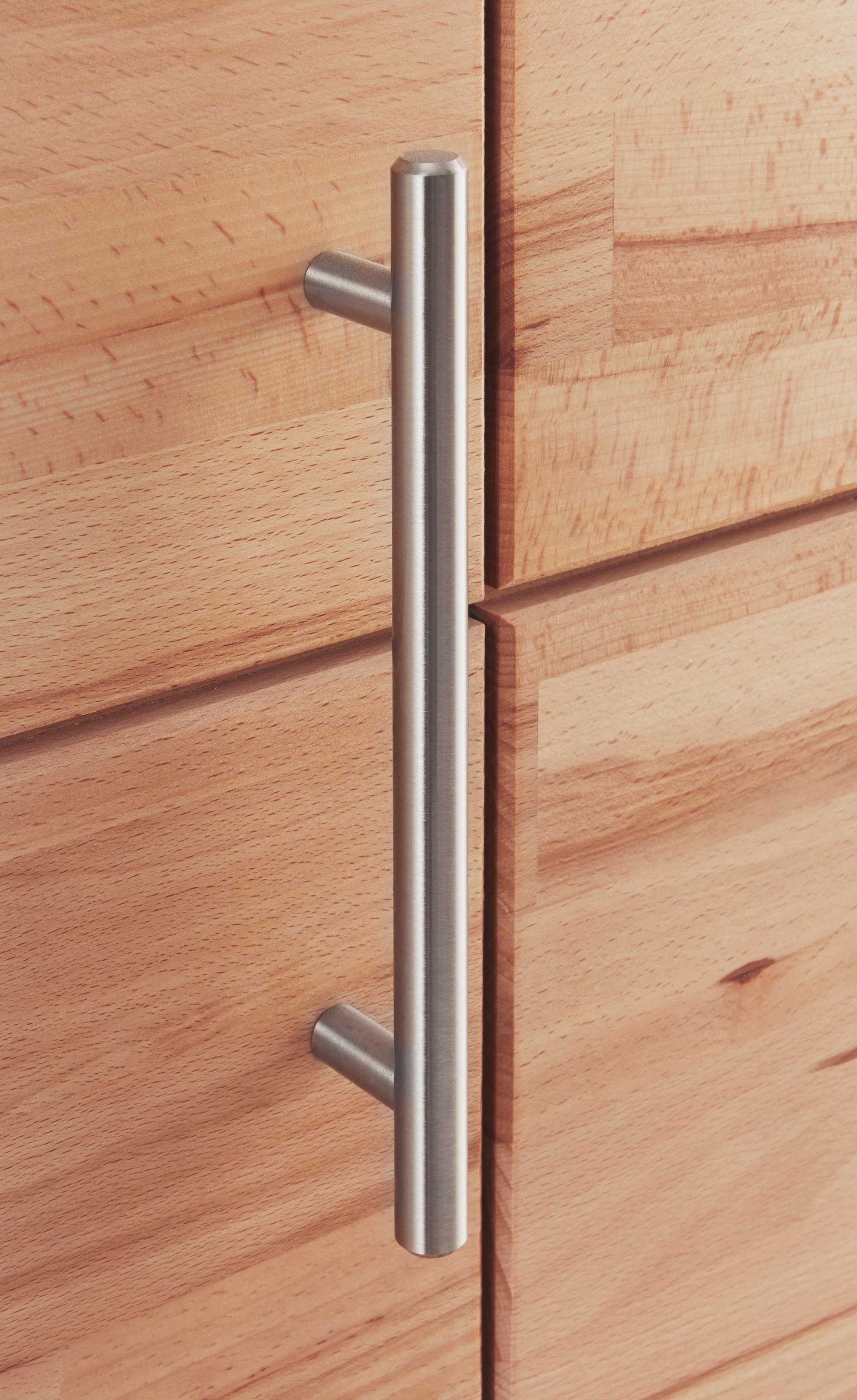 VOGL Möbelfabrik Highboard »Toronto« opt. Glastüren, teilmassiv, Rahmenoptik, Made in Germany