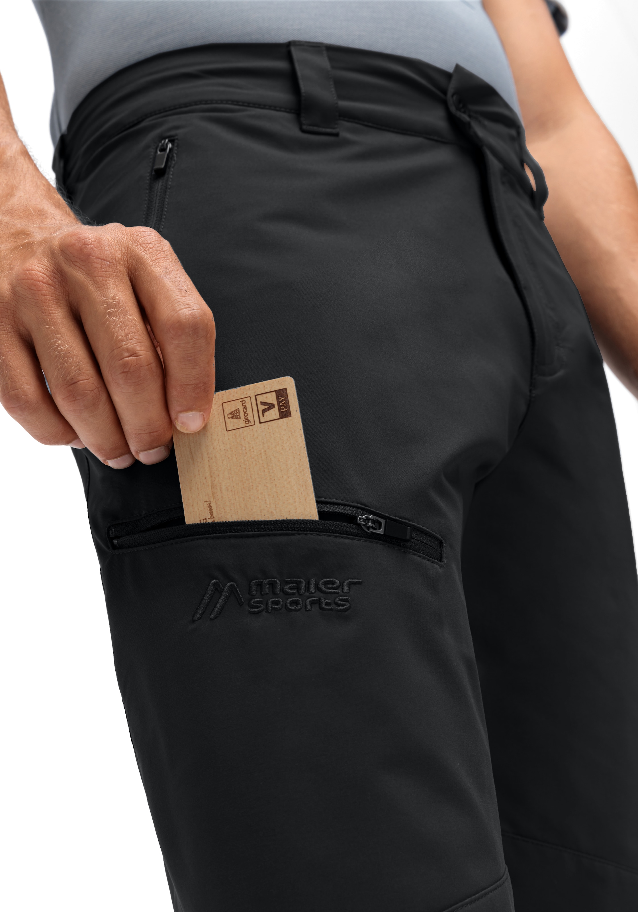 Maier Sports Outdoorhose »Nil Loop«  Herren Wanderhose, atmungsaktive Funktionshose, Regular Fit