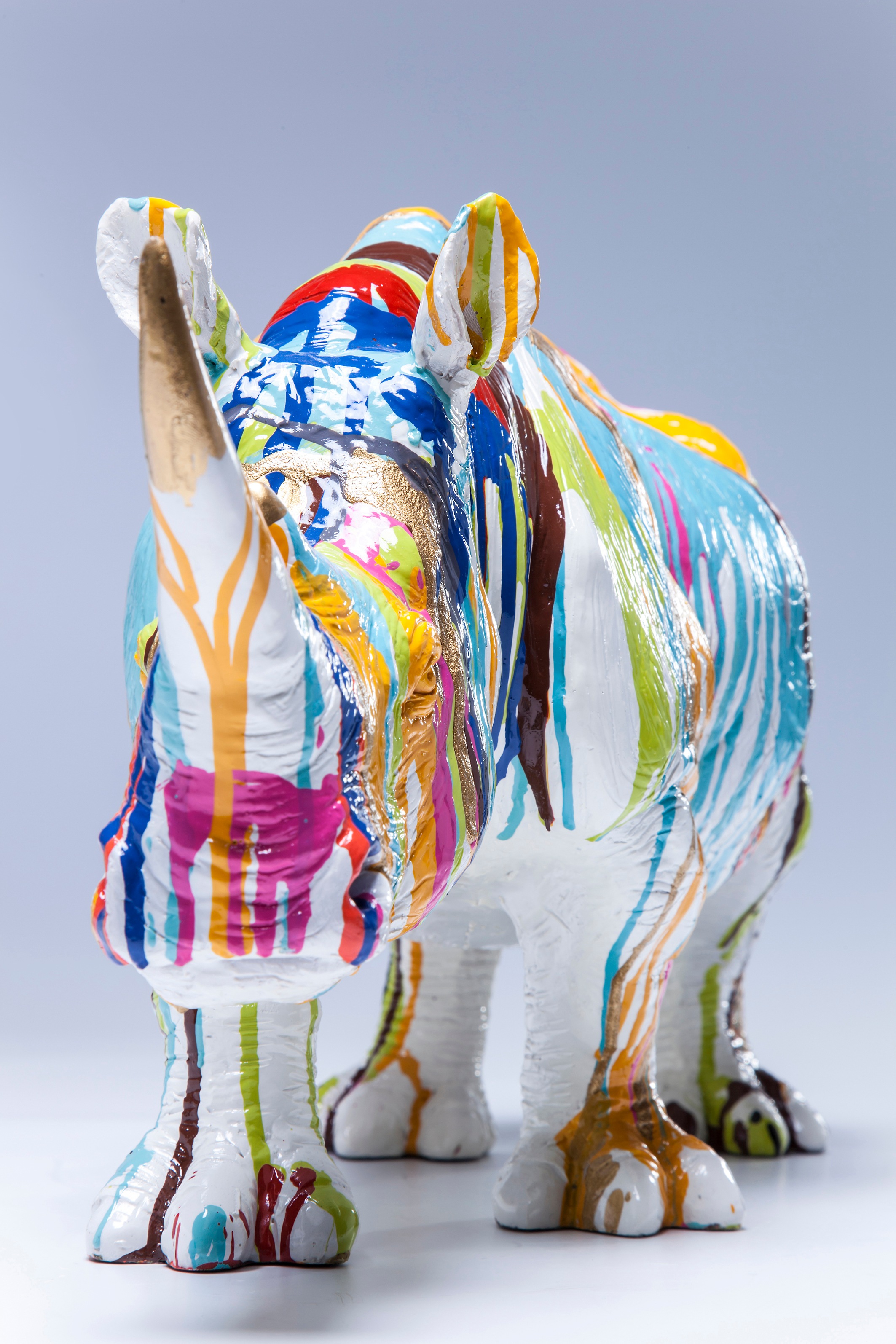 Kare Design Dekofigur »Deko Figur Rhino Colore 26cm«