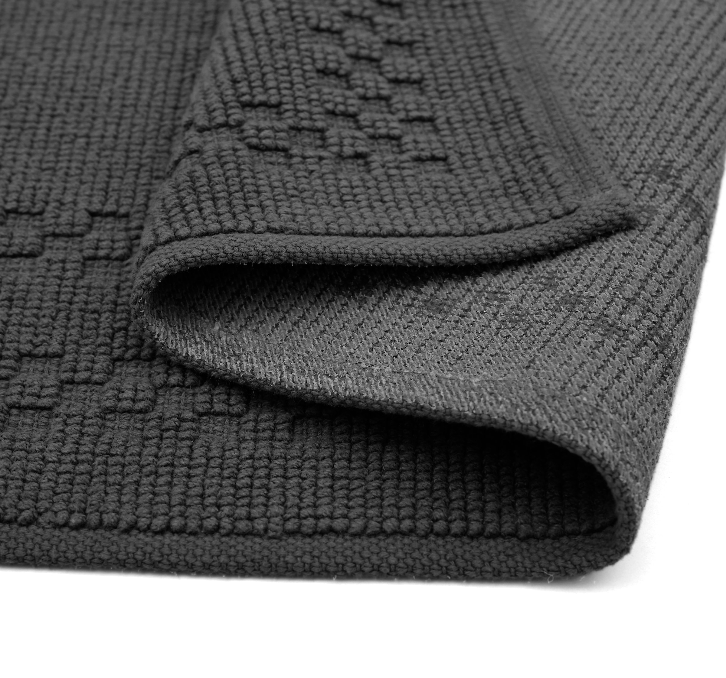 GOODproduct Badematte »Regona, 2 tlg. Hotelmatten-Set, 50x70 cm« Höhe 5 mm rutschhemmend beschichtet schnell trocknend 2-teiliges Set, einfarbig, Badematten Set, 100% Baumwolle
