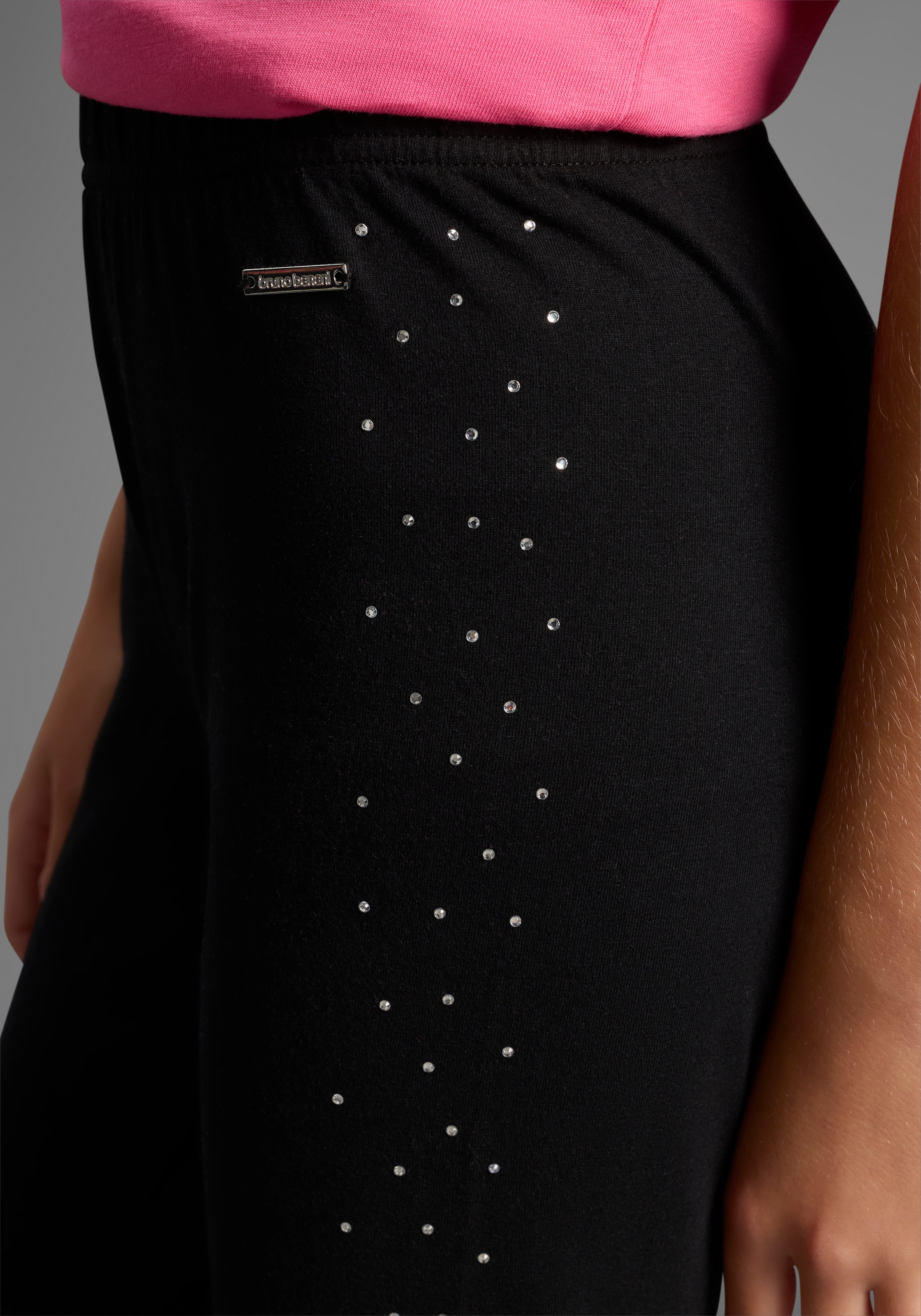 Bruno Banani Leggings »Hose mit Strass-Steinen«  NEU! BRUNO BANANI für TEENS. Glitzer-Leggings