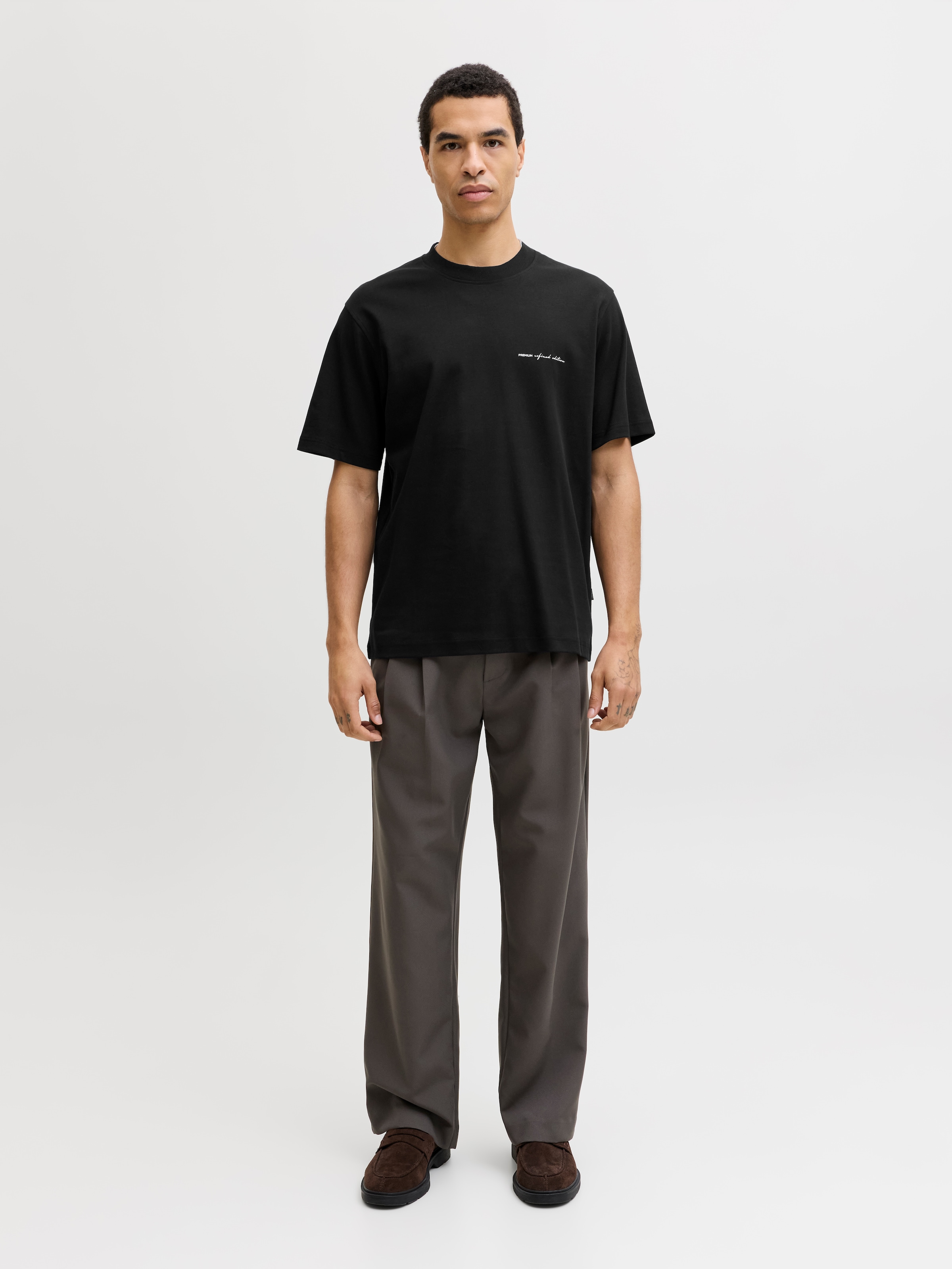 Jack & Jones T-Shirt »JPRBLAOWEN SS BRANDING TEE SN« Baumwollmischung, relaxed fit