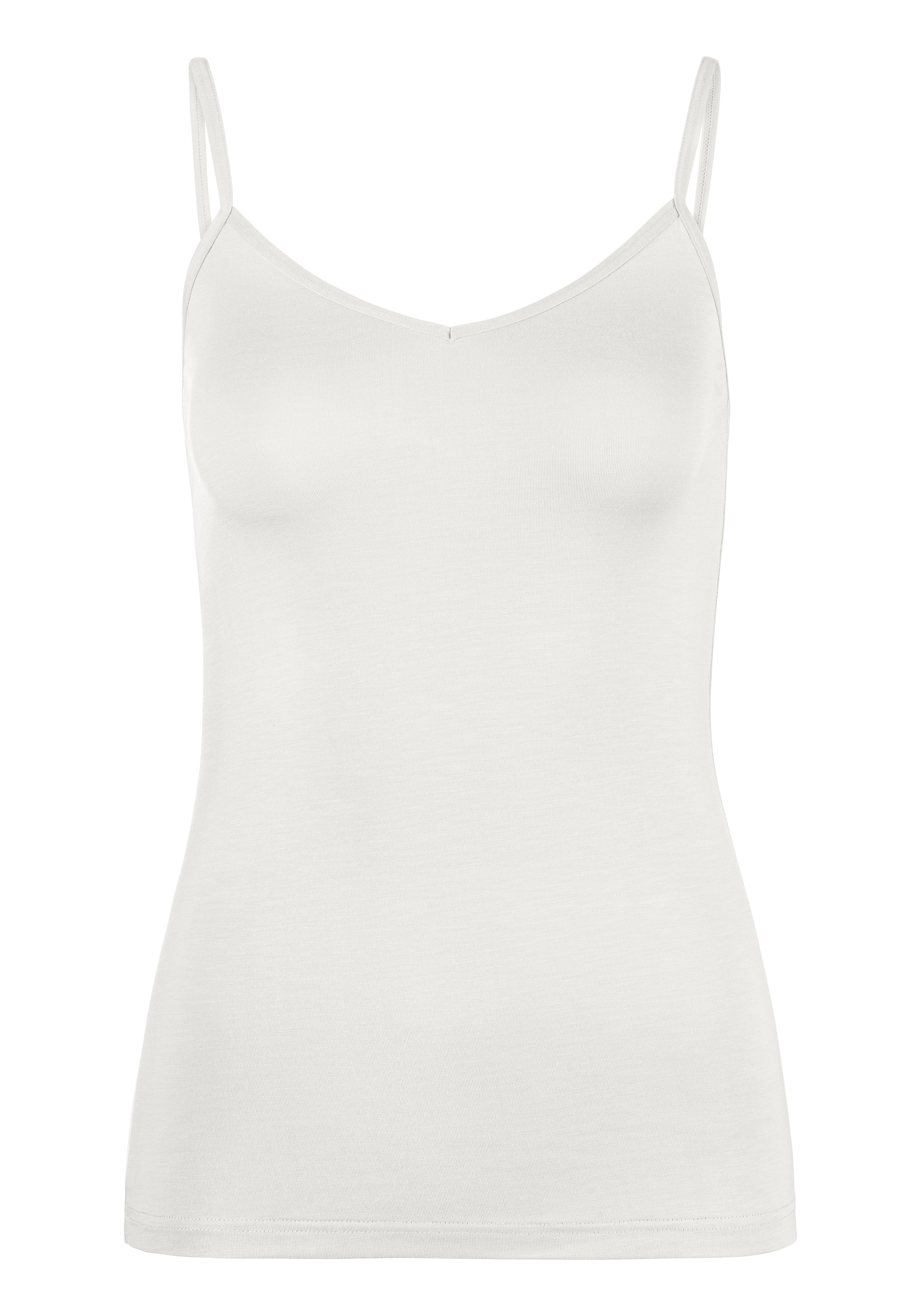 LASCANA Sous-chemise Packung, 2er-Pack, 2 cuis Spaghettiträger-Top, Unterziehshirt