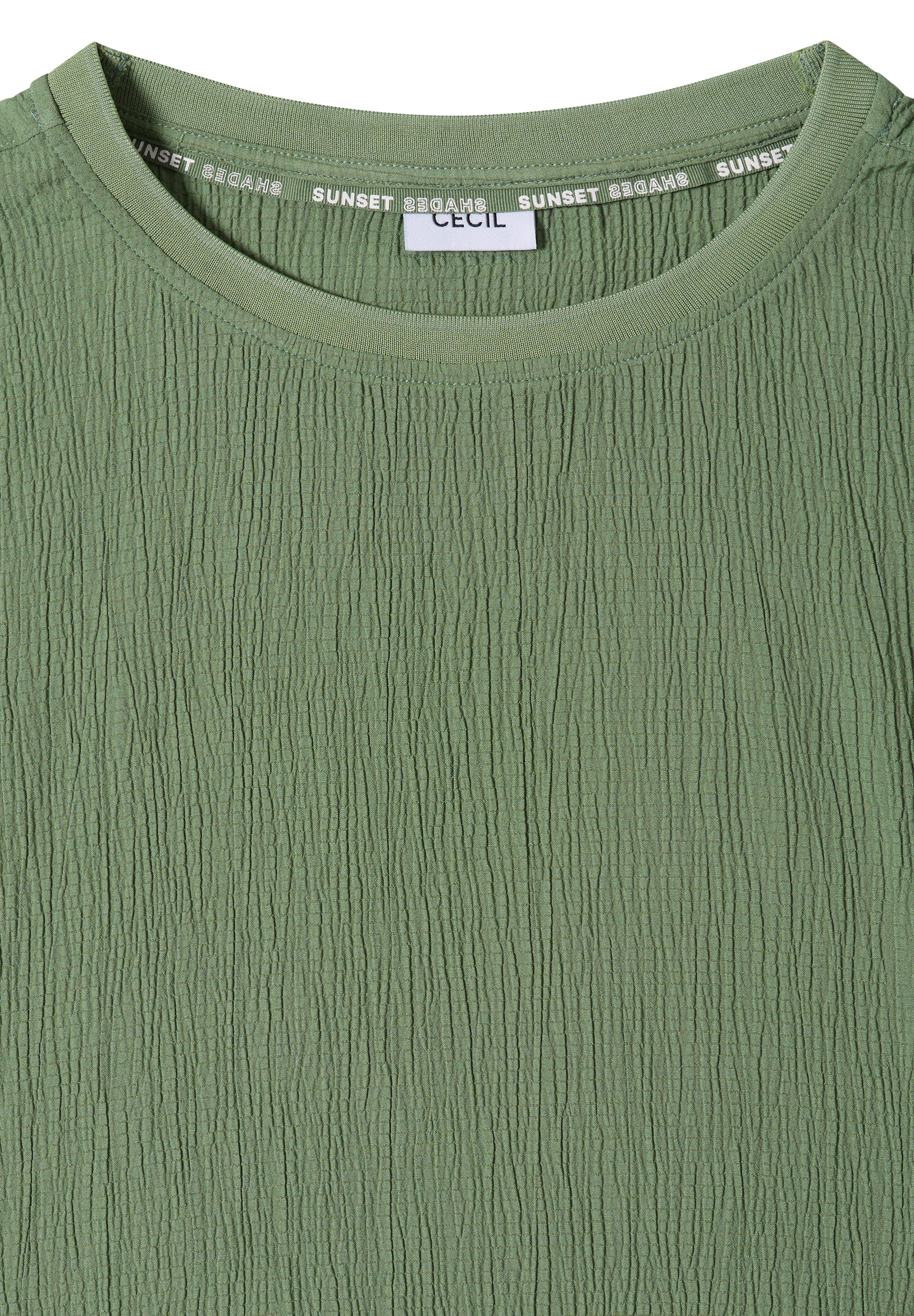 Cecil Top chemisier Blouse d'été, qualité structurée, viscose