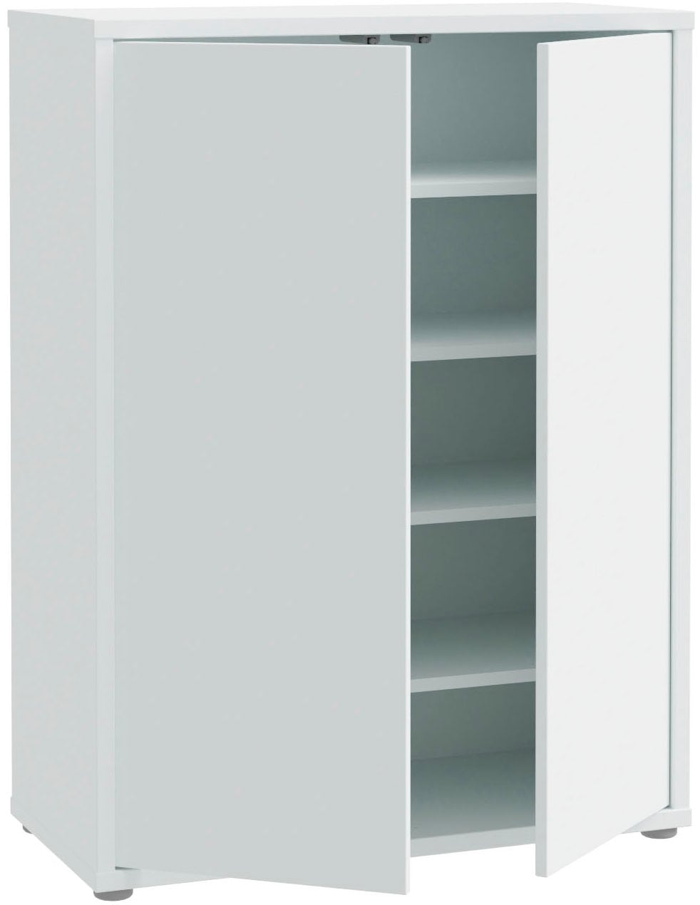 FORTE Schuhschrank »Alice Springs, Schuhschrank, Platz für 15 Paar Schuhe, 2 Türen« B/H/T 74,5/99,1/34,9 cm,  Stauraumschrank, Mehrzweckschrank, grifflose Front, Push to open