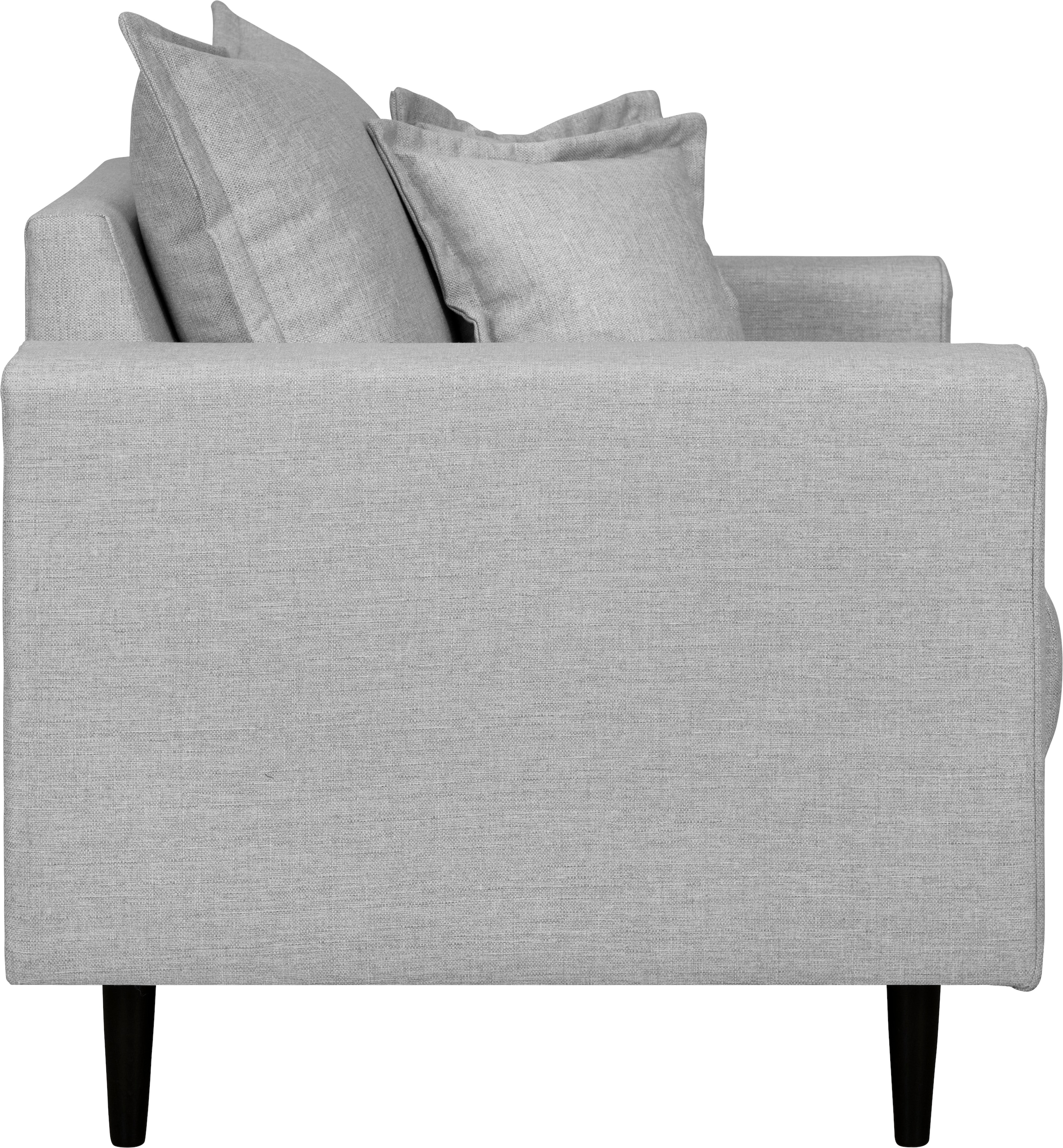 Home affaire Fauteuil »VEYRAS Loungesessel, Masse B/T/H: 95/84/76 cm« mit Wellenunterfederung, incl. Kissen