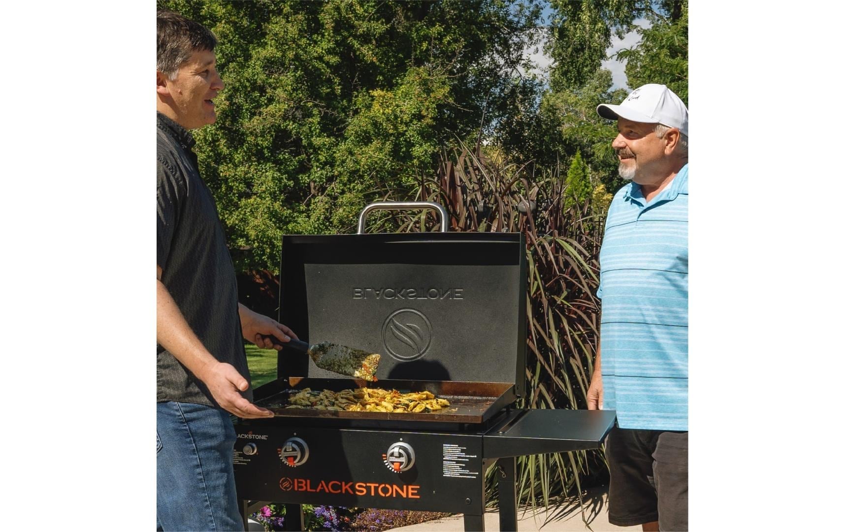 Blackstone Gasgrill »Original 28 Grillstation mit Abzugshaube« Grillplatte mit Haube