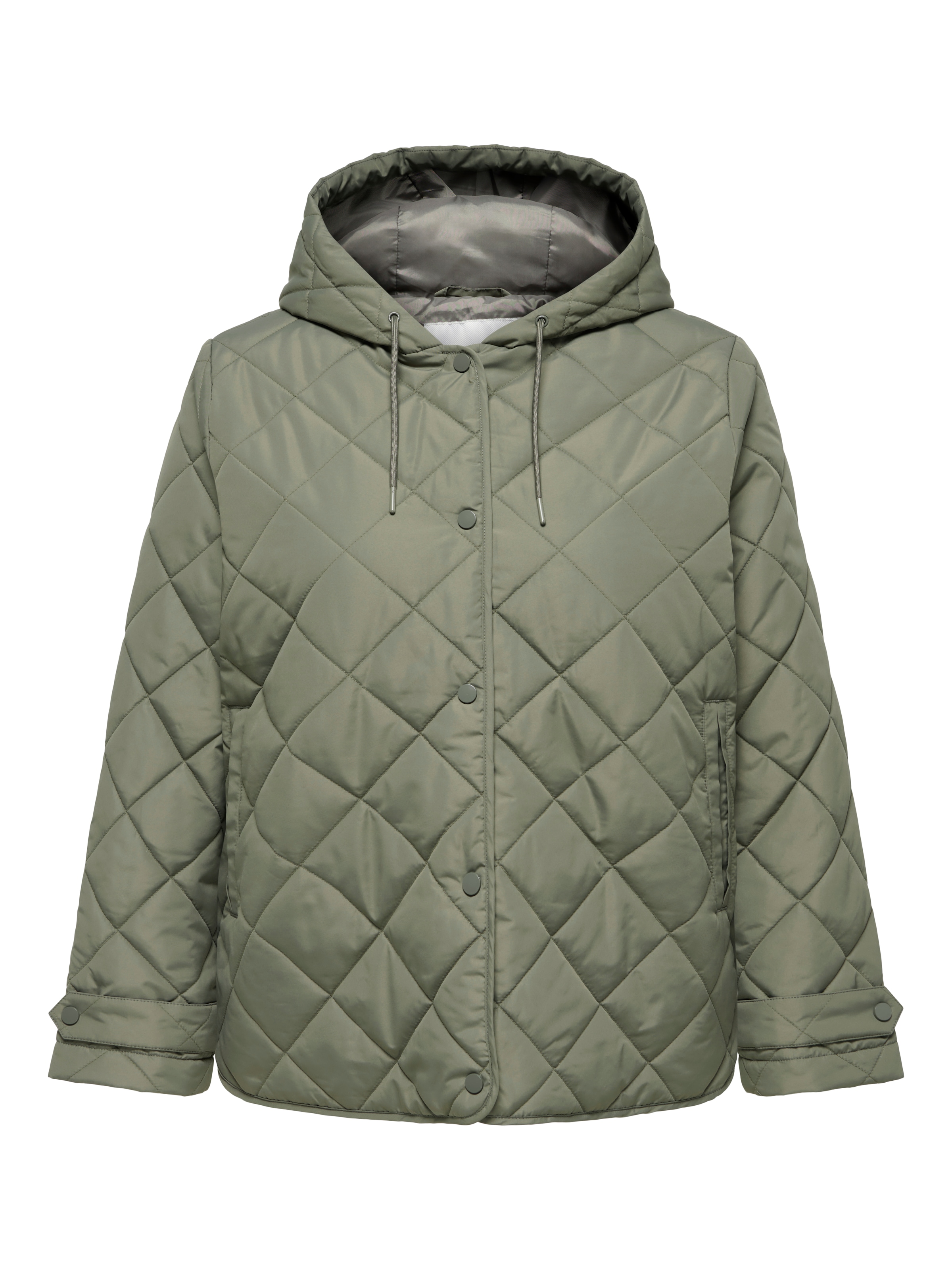 ONLY CARMAKOMA Veste matelassée »CARJULIET QUILTED HOOD JACKET NOOS« avec capuche fibre synthétique, coupe normale