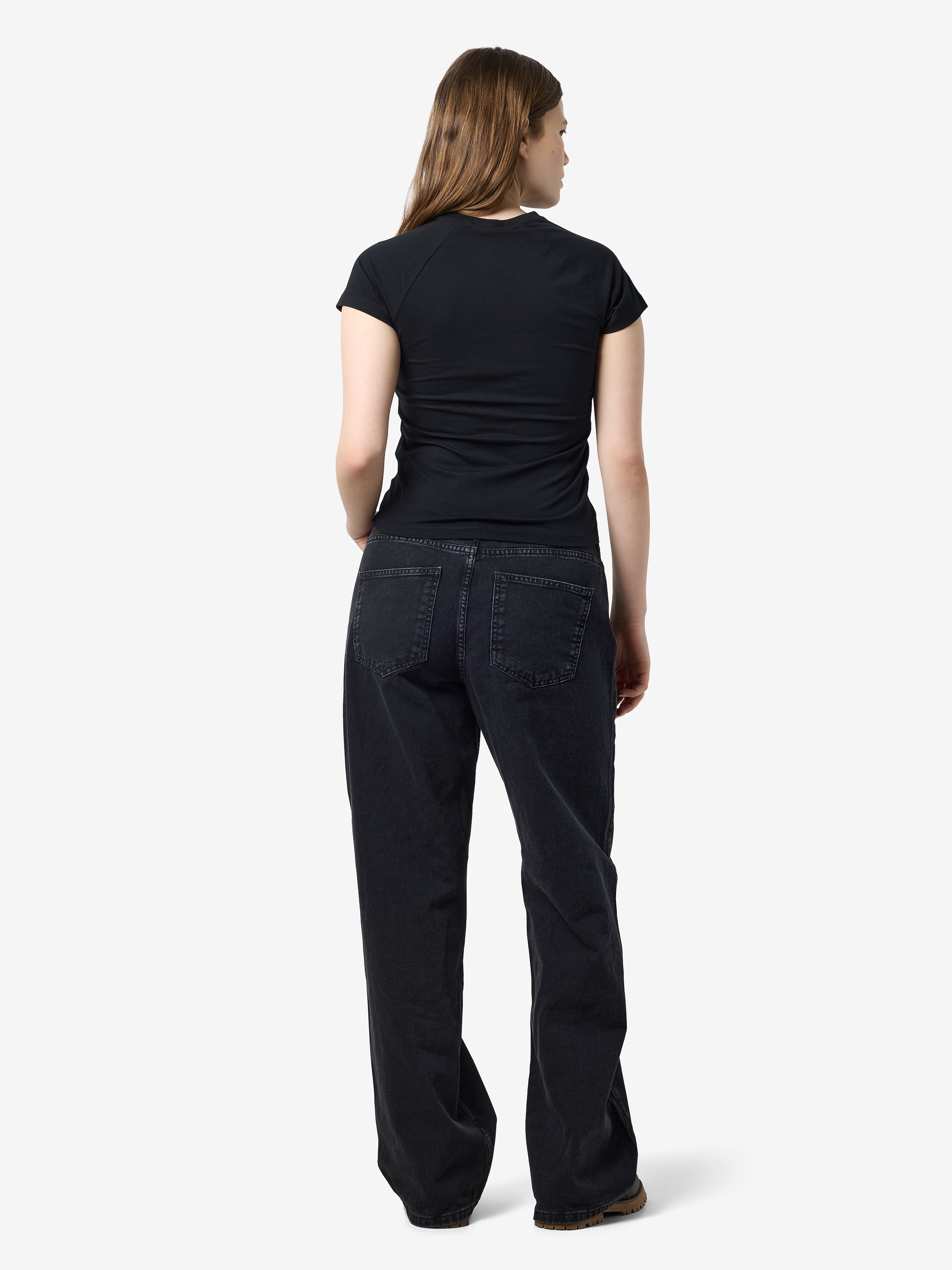 Noisy may Kurzarmshirt »NMKATINKA S/S RAGLAN TOP FWD JRS NOOS«
