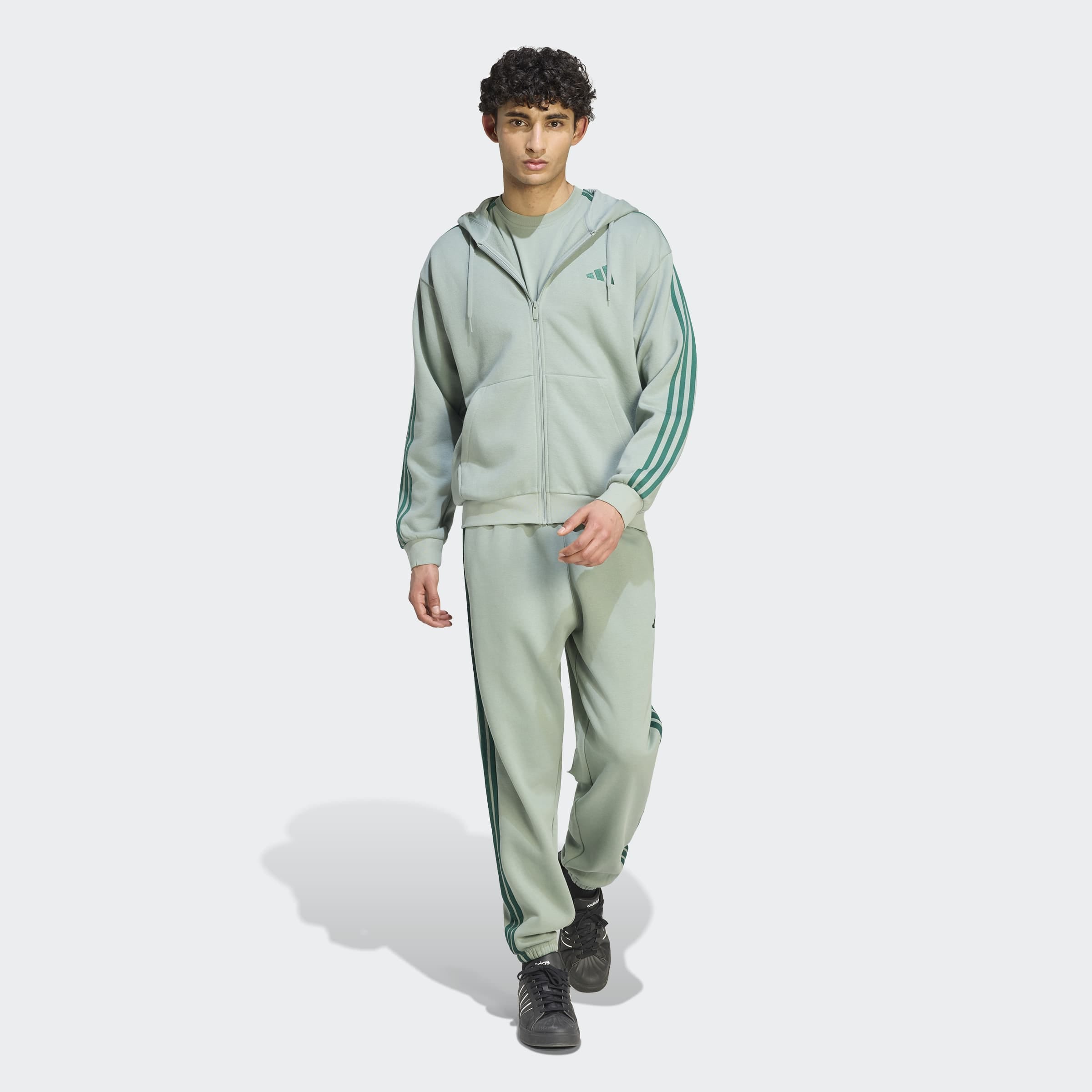 adidas Sportswear Sweat à capuche »ESSENTIALS 3-STREIFEN FLEECE«
