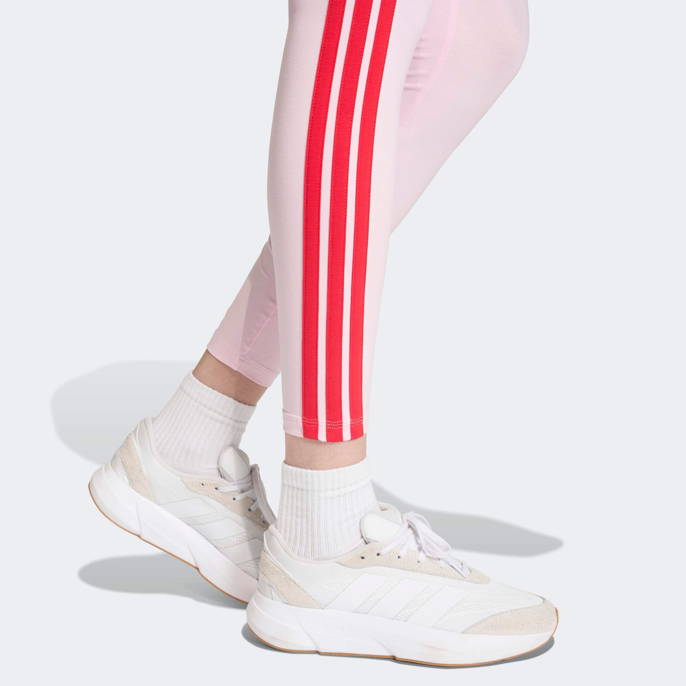 adidas Sportswear Trainingstights »ESSENTIALS 3-STREIFEN COTTON«  sportlicher Look mit 3-Streifen, aus Baumwolle und Elasthan