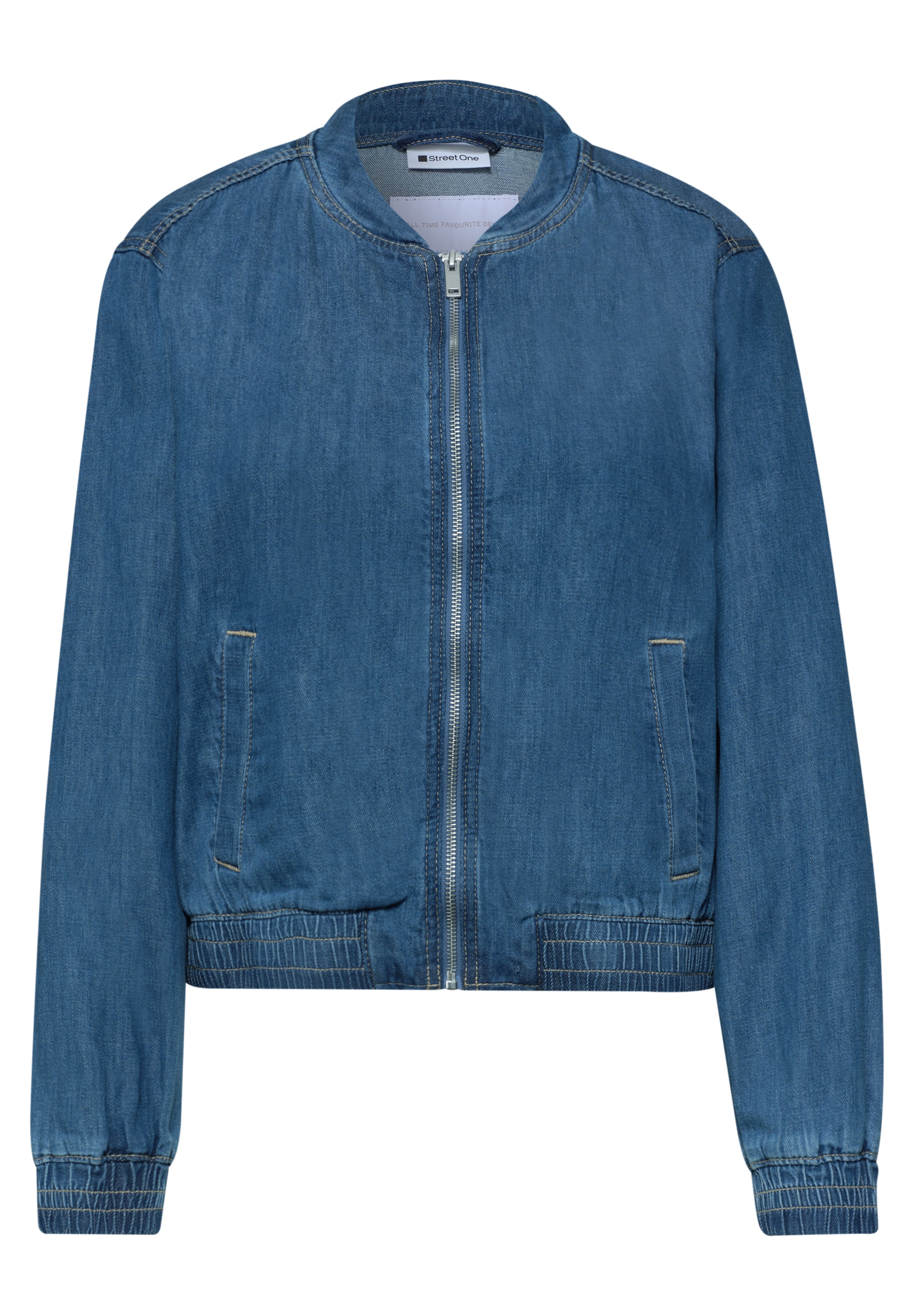 STREET ONE Blouson Coupe légèrement raccourcie, avec col blouson