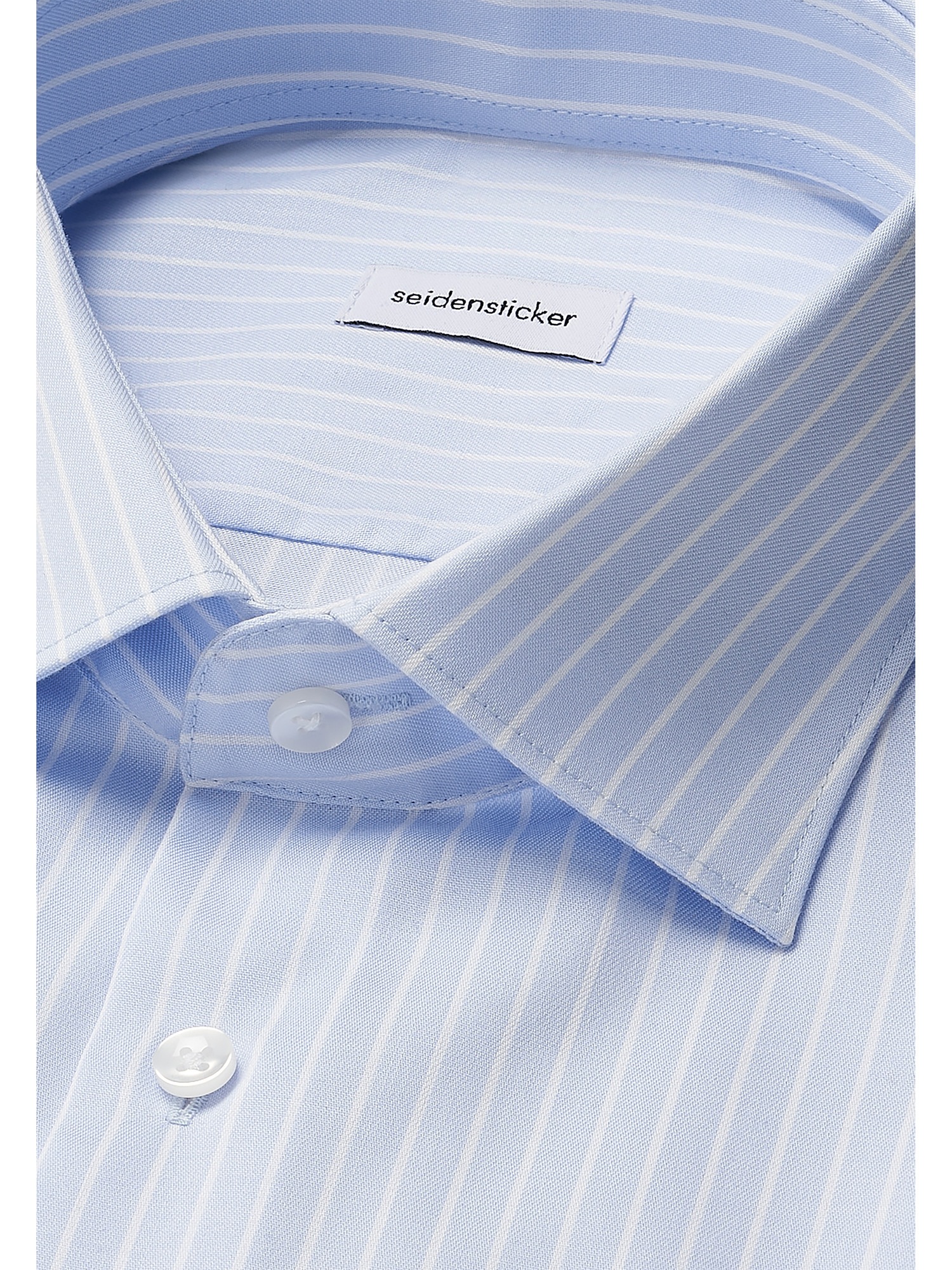 seidensticker Businesshemd »Schwarze Rose« Shaped 1/1 Kentkragen Gestreift