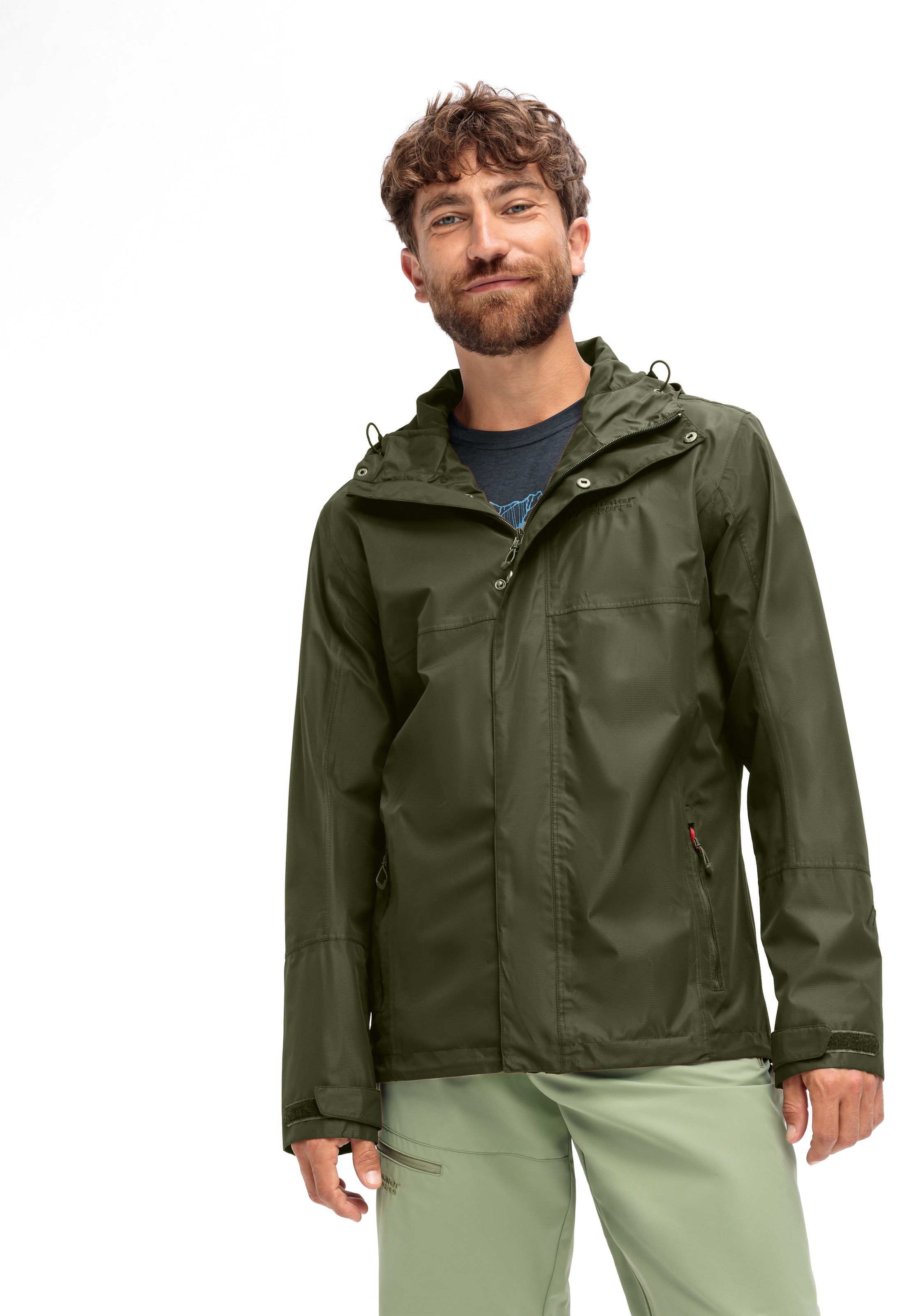 Maier Sports Veste d'extérieur »Abbenstein M« Herren Jacke wasserdicht, Funktionsjacke 2 Taschen aussen + Innentasche