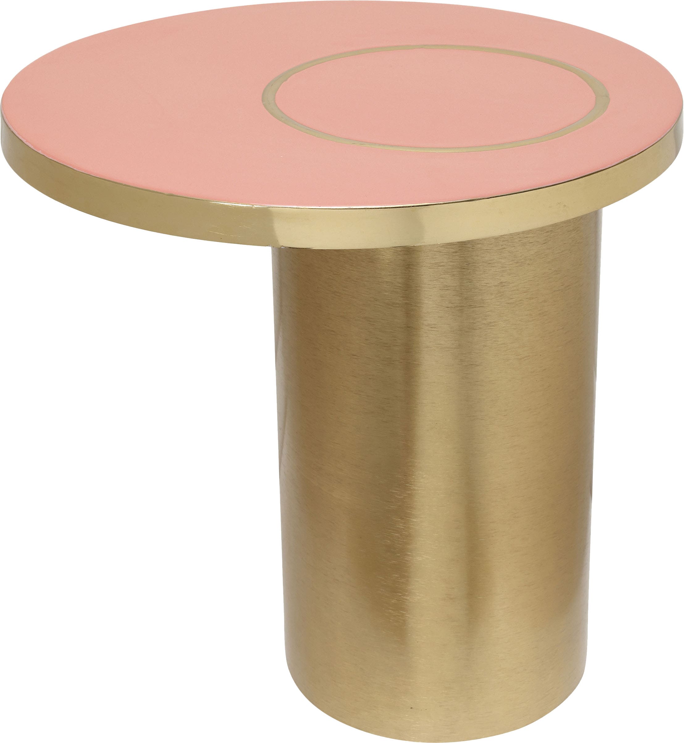 Kayoom Table d'appoint »Art Deco 2325, Beistelltisch aus Eisen, dekoratives Design« 1 cuis tlg. Handarbeit, lackierter Tisch mit Metalleffekten, dekorativ