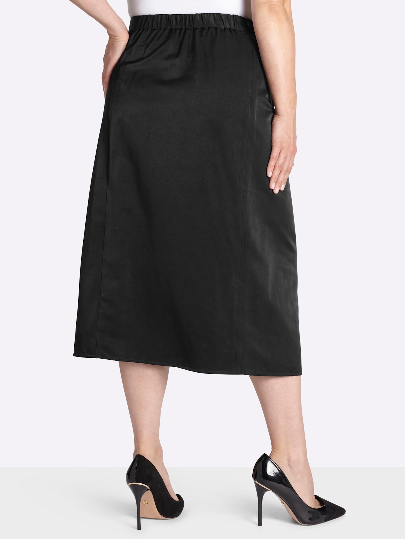 Sheego Jupe en satin