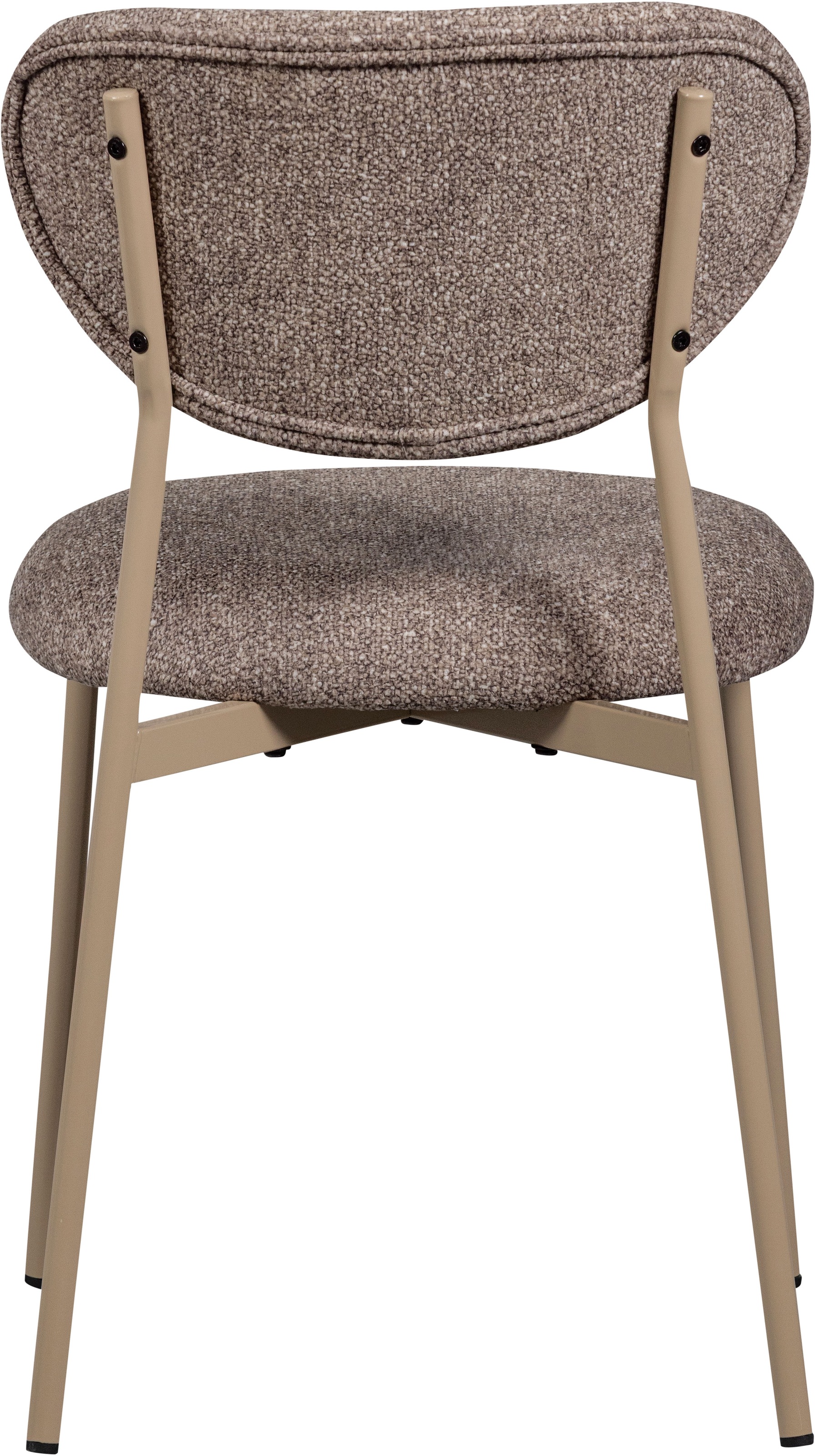 WOOOD Esszimmerstuhl »Valor Webstoff mit farblich passendem Metallgestell H77 x B46 x T56 cm« (Set) 2 Stk.(Set, 2 St) Tragkraft 120 kg, Hohe Verschleissfestigkeit, pfleigleicht