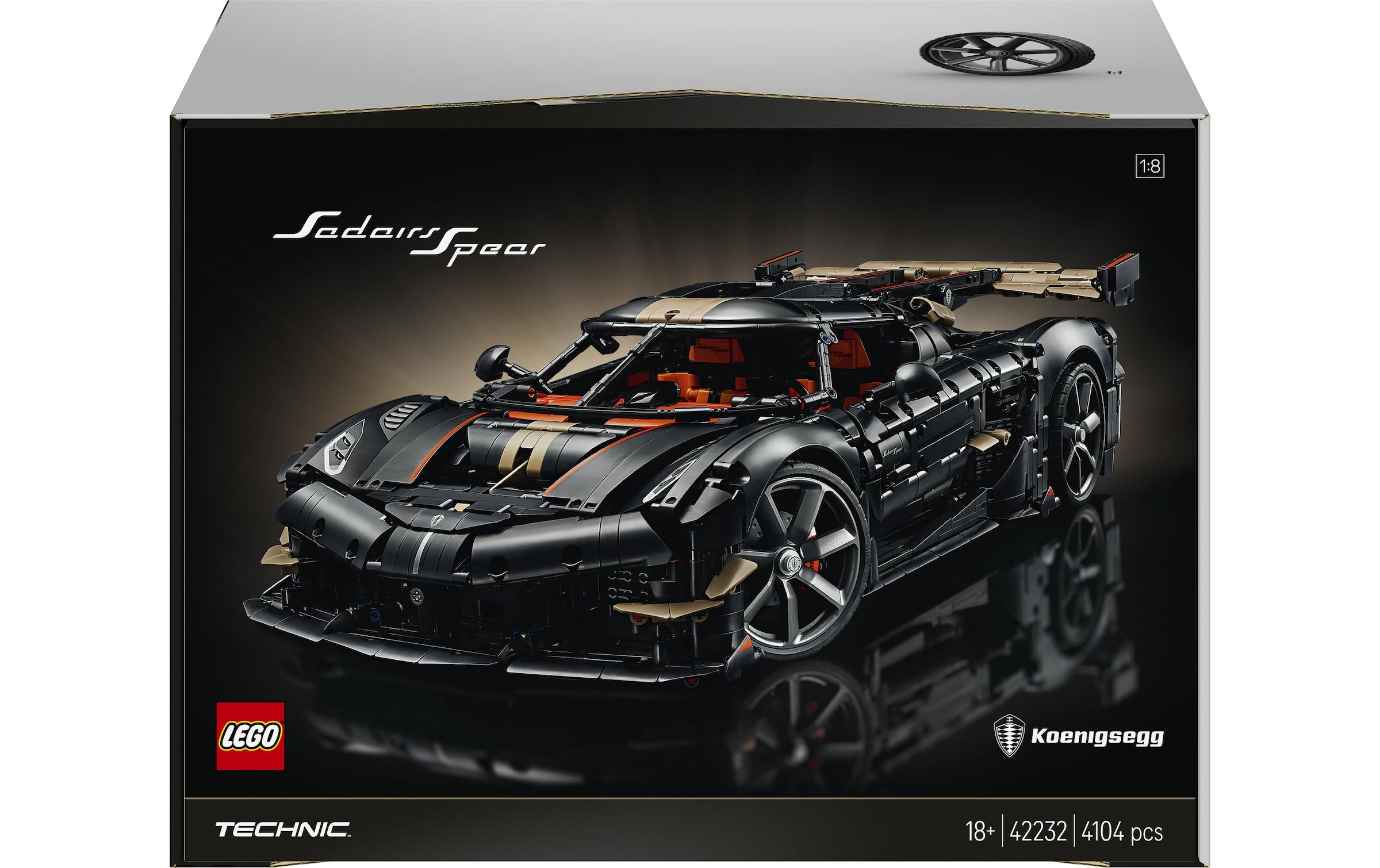 LEGO® Pions de construction »Technic Koenigsegg Sadair's Spear Hypercar 42232«