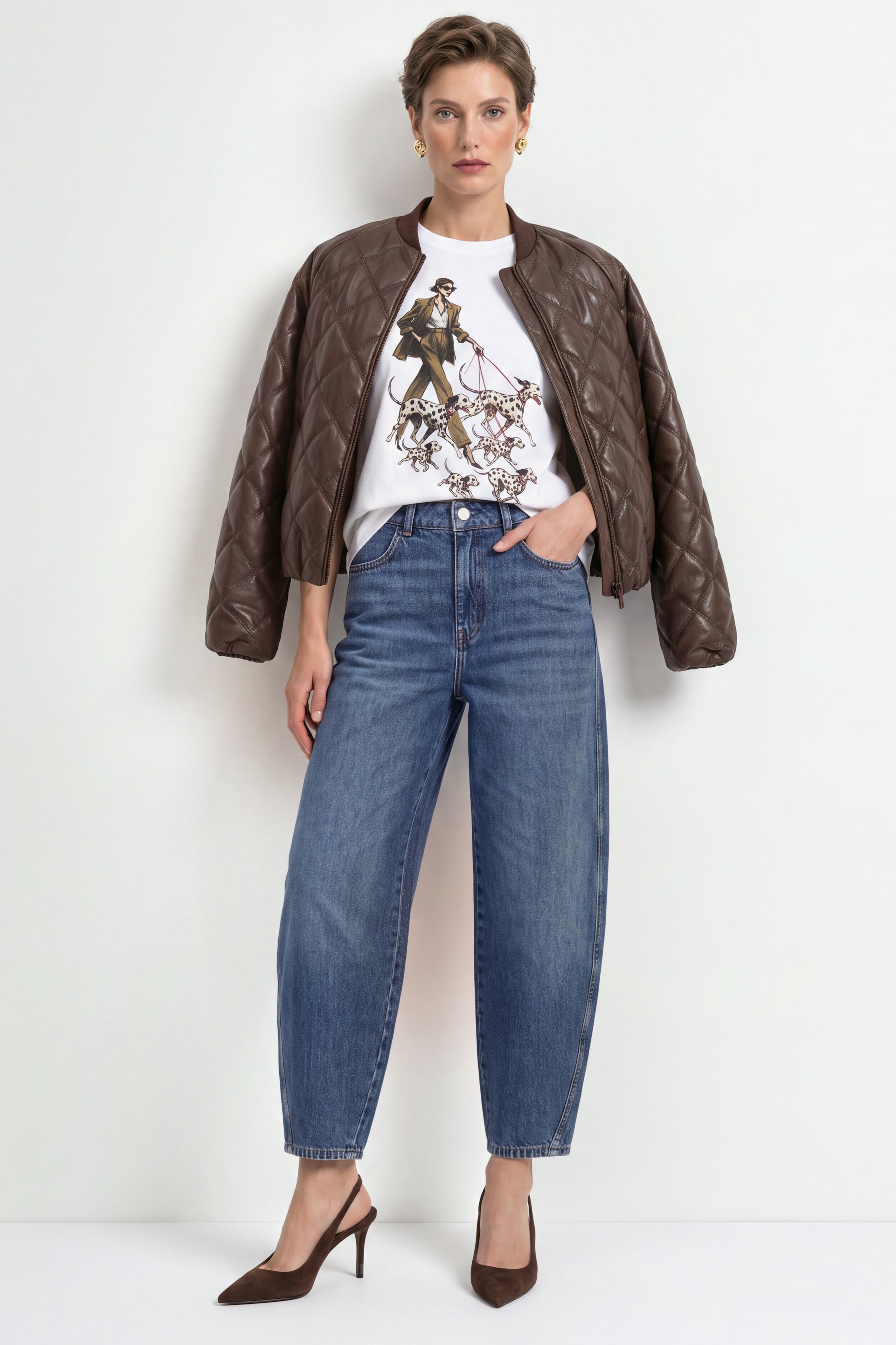 RICHROYAL T-shirt avec imprimé accrocheur
