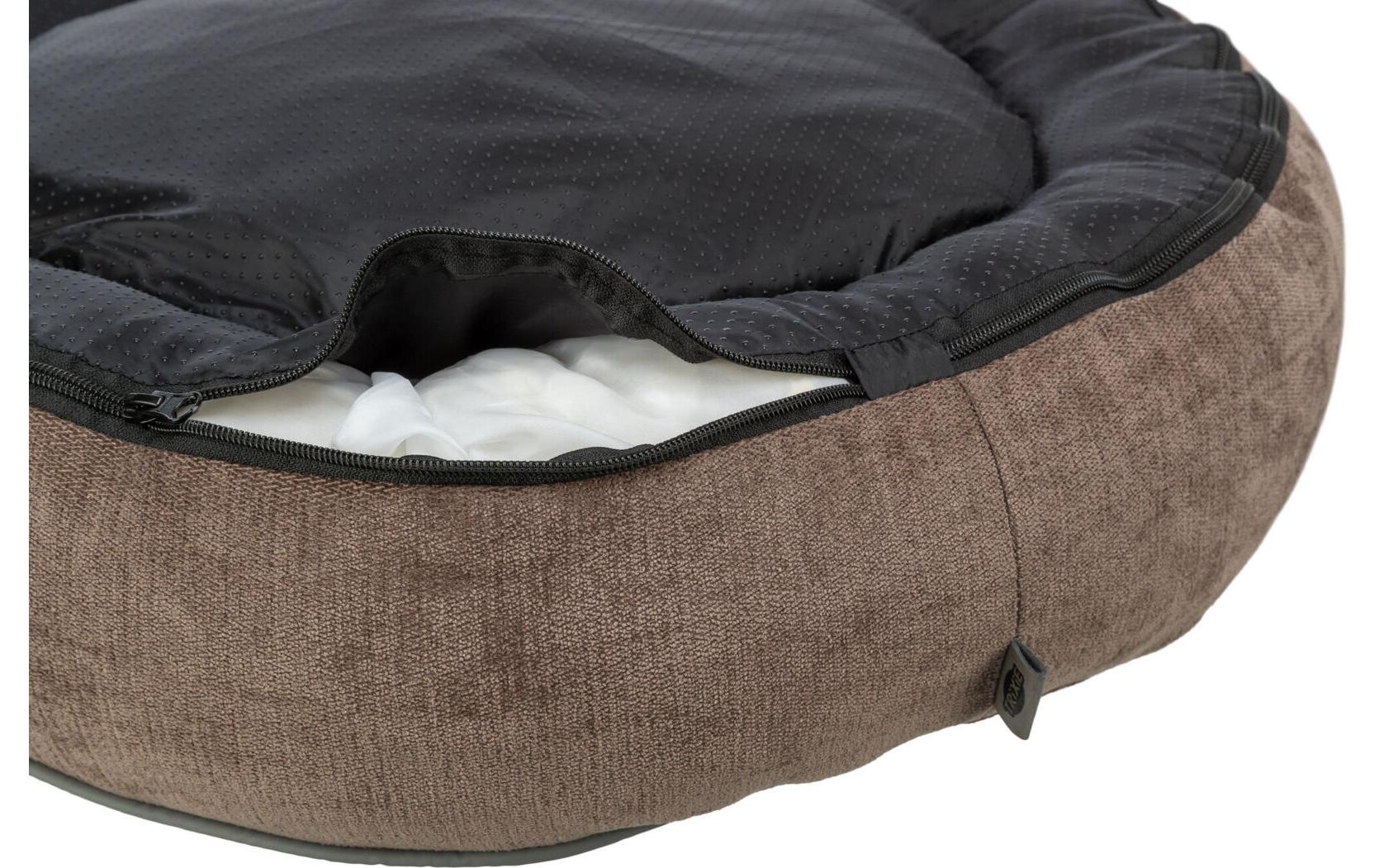 TRIXIE Lit pour chien »Hunde-Bett Vital Lennox ø 50 cm« Polyester housse amovible, base antidérapante, lavable à 40°
