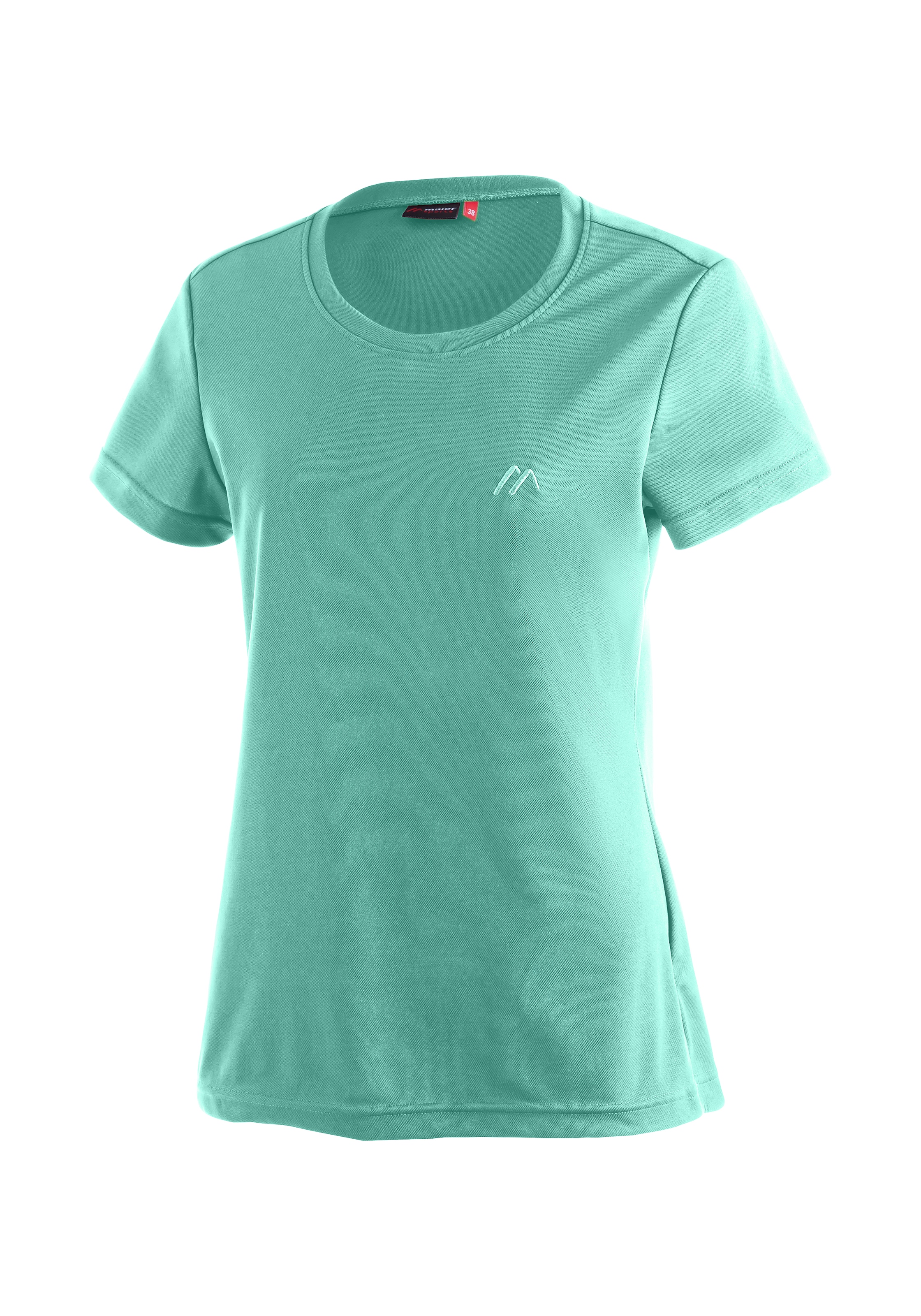 Maier Sports T-shirt »Waltraud« t-shirt femme manches courtes, t-shirt fonctionnel léger d'été, col rond, coupe régulière