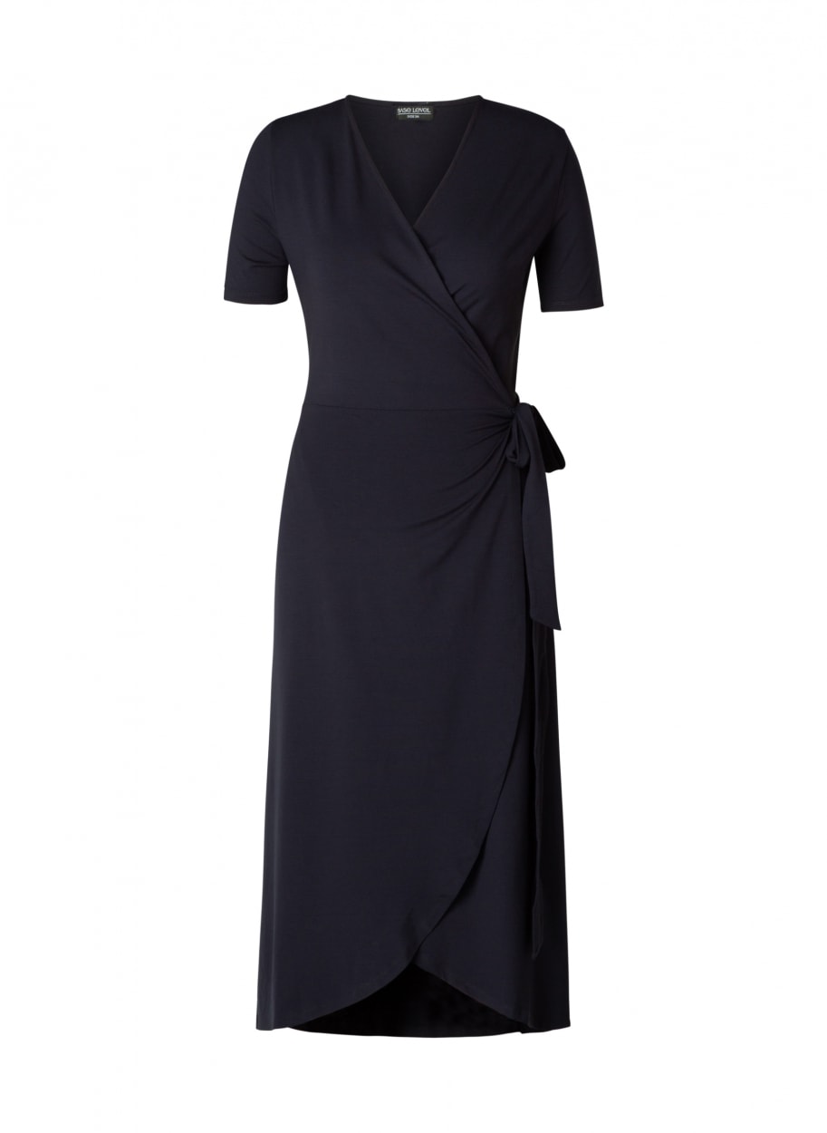 Base Level Curvy Wickelkleid »Abbie« Weich fliessende Viskose-Mischqualität