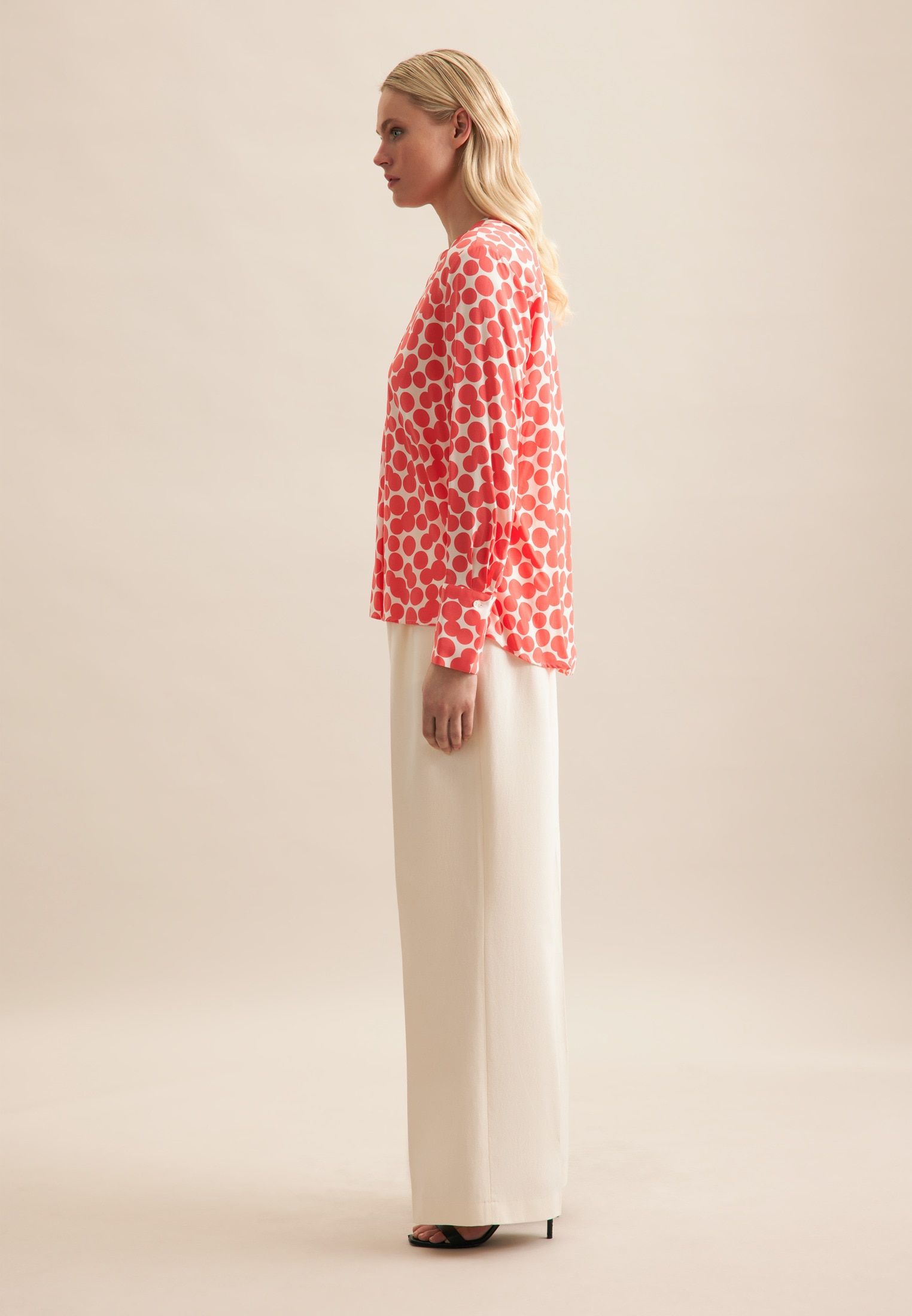 seidensticker Blouse classique »Schwarze Rose« Tunika Punkte