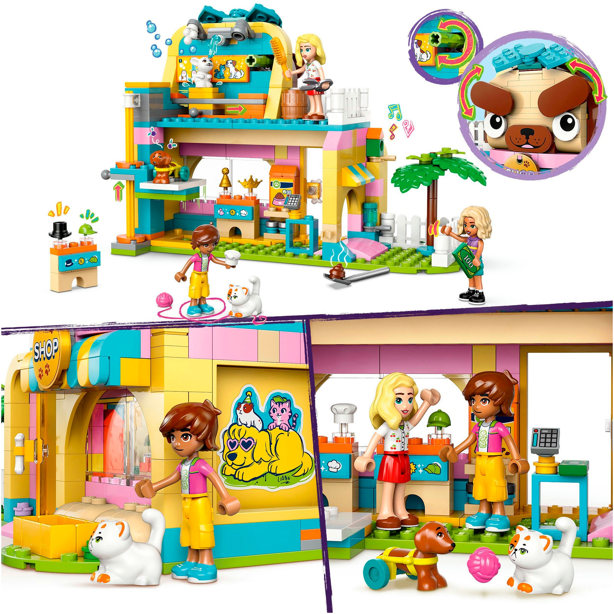LEGO® Pions de construction »Geschäft für Haustierzubehör (42650), LEGO Friends« Made in Europe