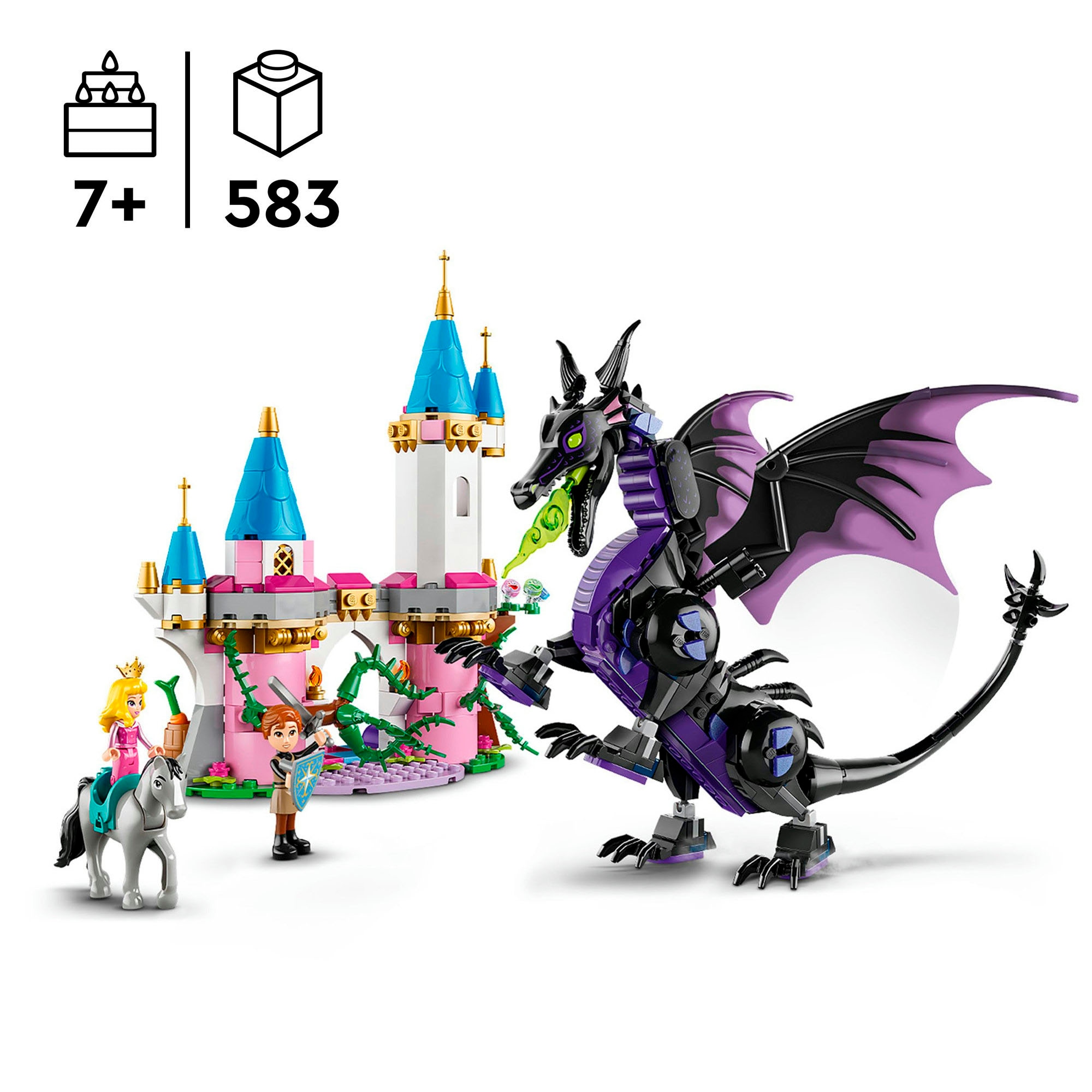 LEGO® Pions de construction »Malefiz als Drache (43240), LEGO Disney Princess« Made in Europe