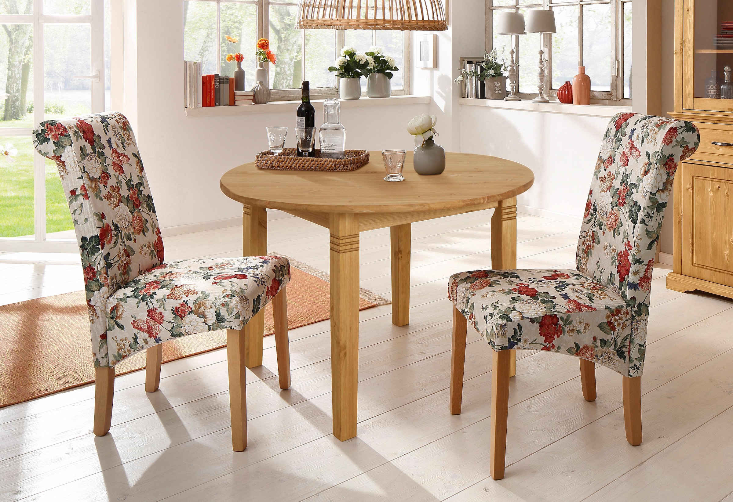 Home affaire Esstisch »Danuta« aus massiver Kiefer, runde Ausführung