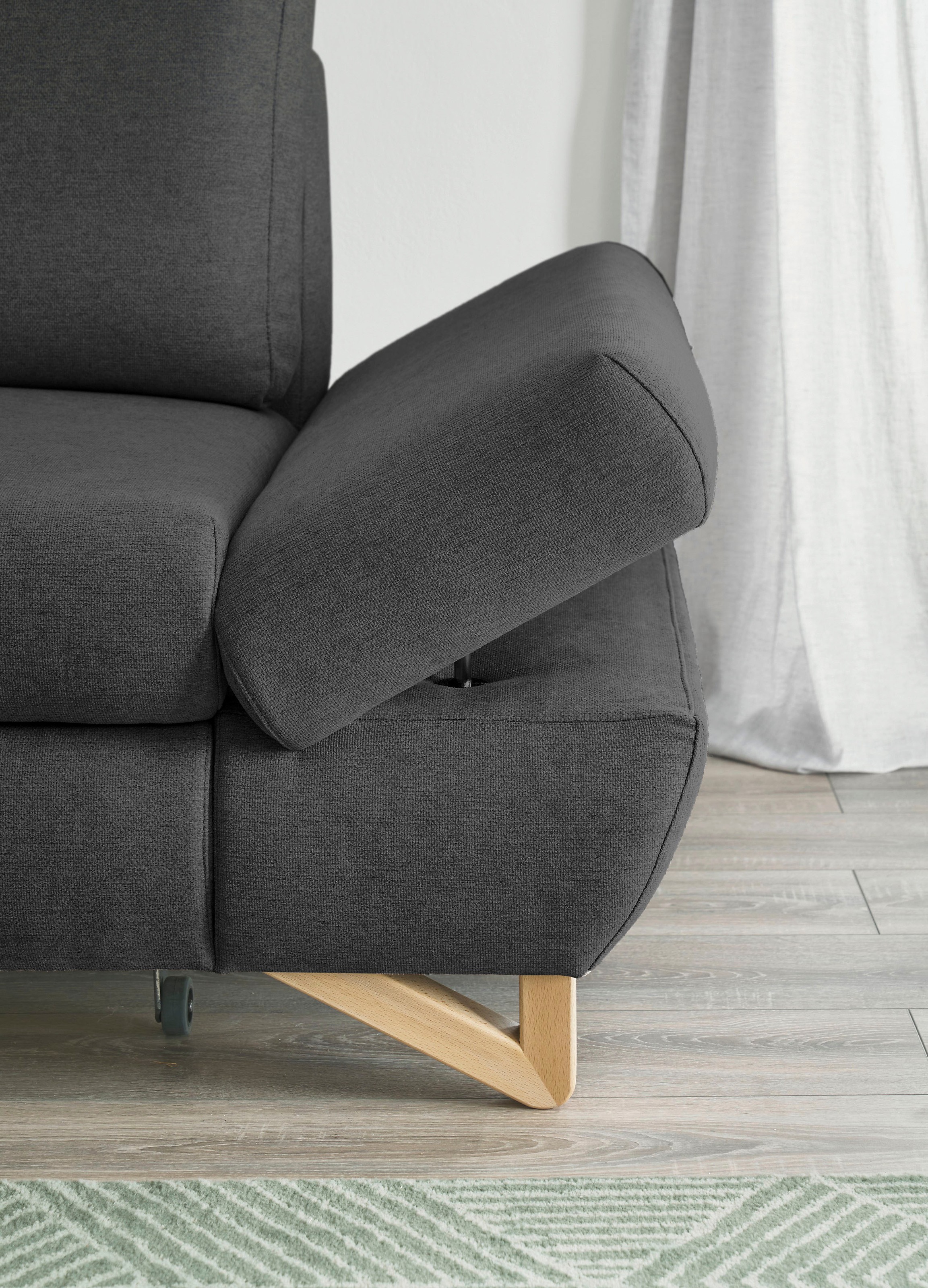 Home affaire Canapé-lit »City/Giron« komfortable Bettfunktion (Liegefläche 245 x 138 cm), sowie Bettkasten