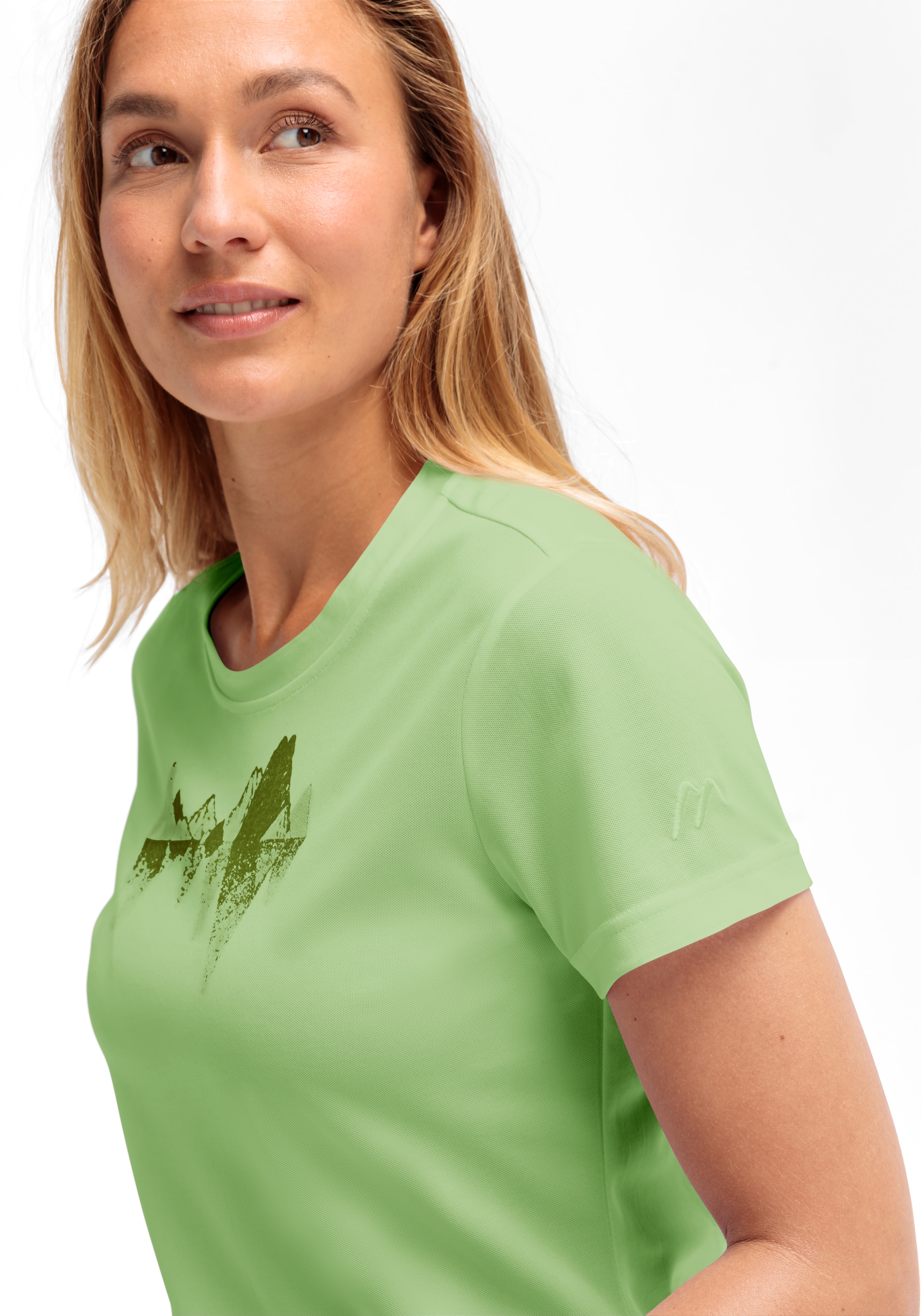 Maier Sports T-shirt »Tilia Pique W« Damen Kurzarmshirt, leichtes Sommer Funktionsshirt, Rundhals, Reg Fit
