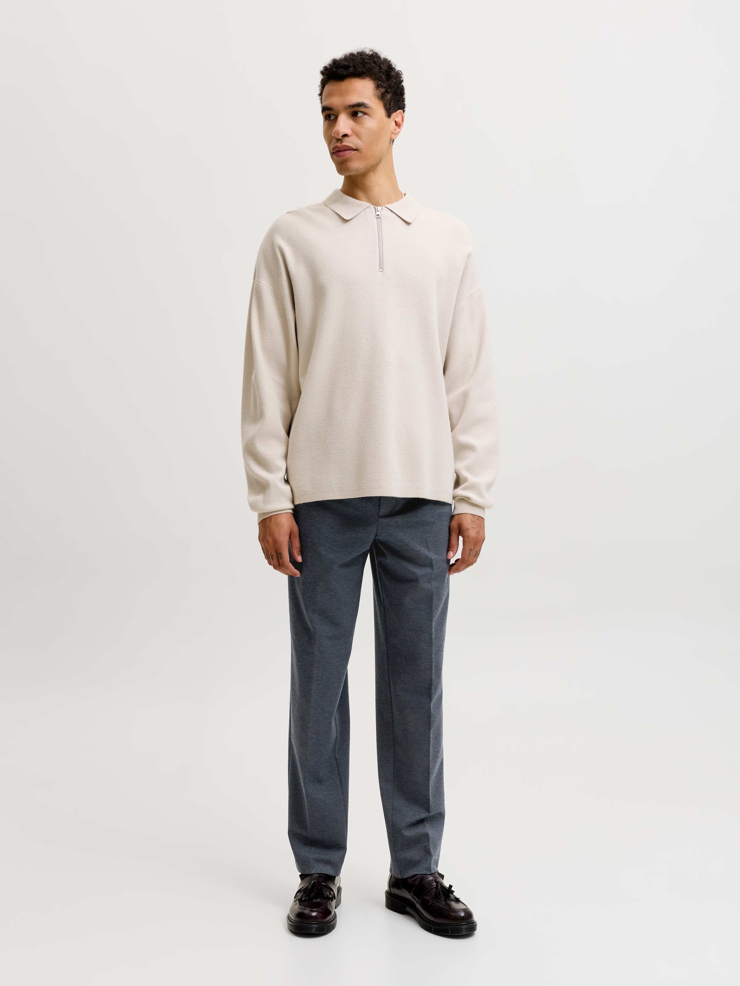 Jack & Jones Pantalon en tissu »JPRMARTIN JERSEY TROUSER SN«  Mélange de matières, coupe slim