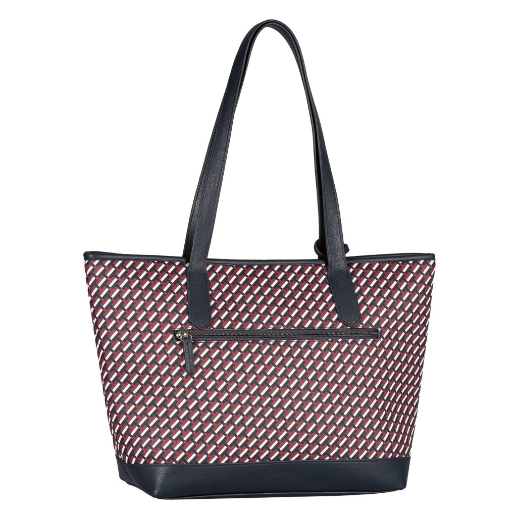 TOM TAILOR Shopper »Xenia« avec imprimé géométrique "T" raffiné du logo sur le corps du sac