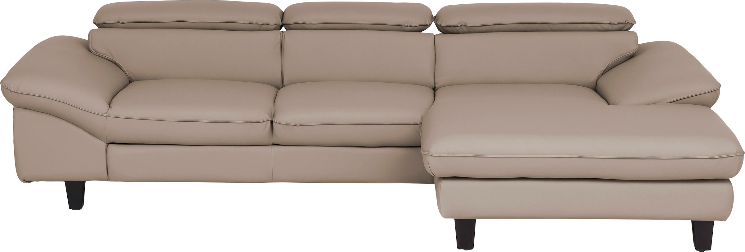 GOODproduct Ecksofa »Pilot L-Form« mit Kopfteilverstellung, wahlweise mit Schlaffunktion & Bettkasten