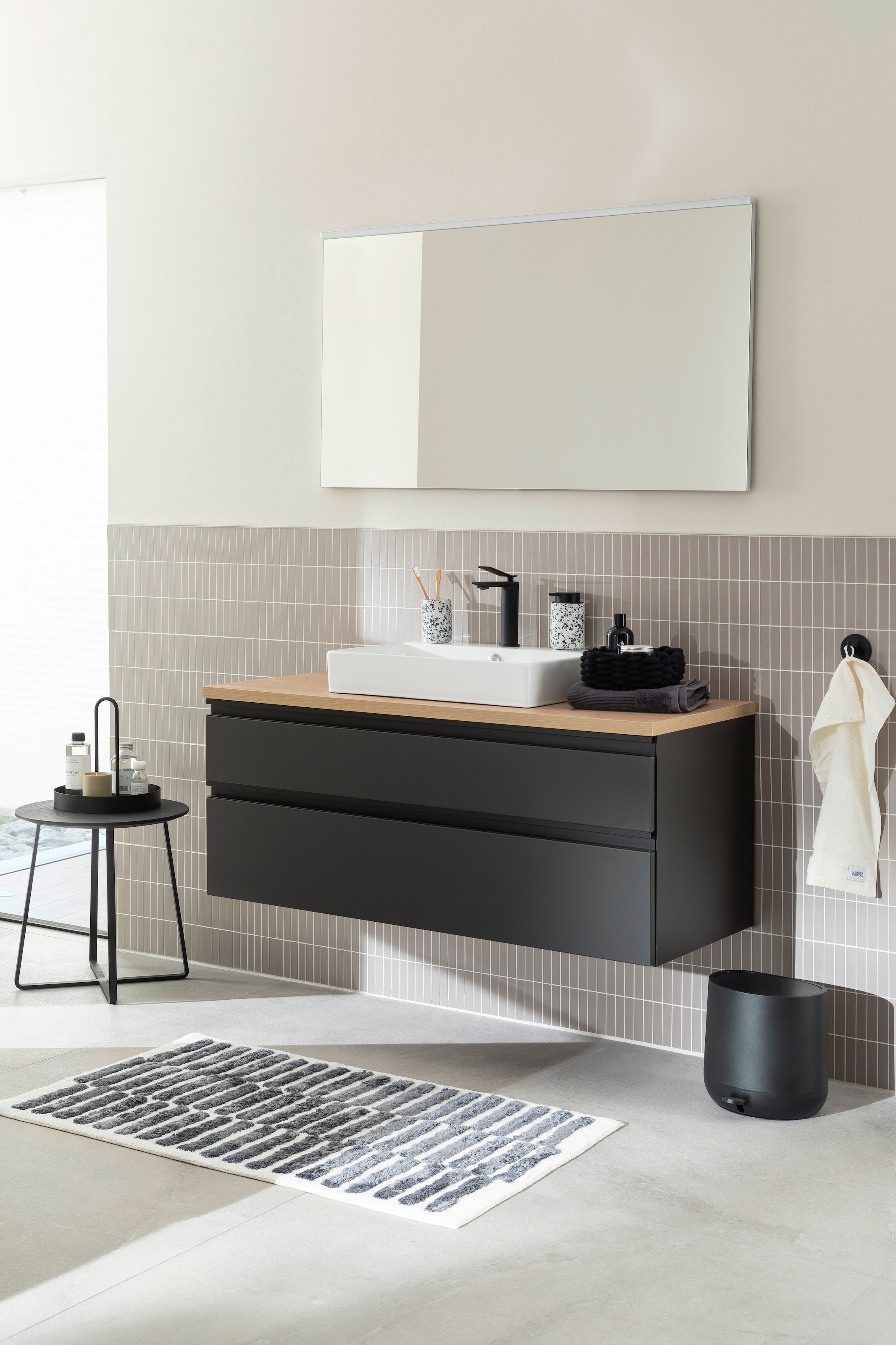 SCHÖNER WOHNEN-Kollektion Tapis de bain »Barbados 231« Höhe 17 mm kuschelweicher Badezimmerteppich, waschbar