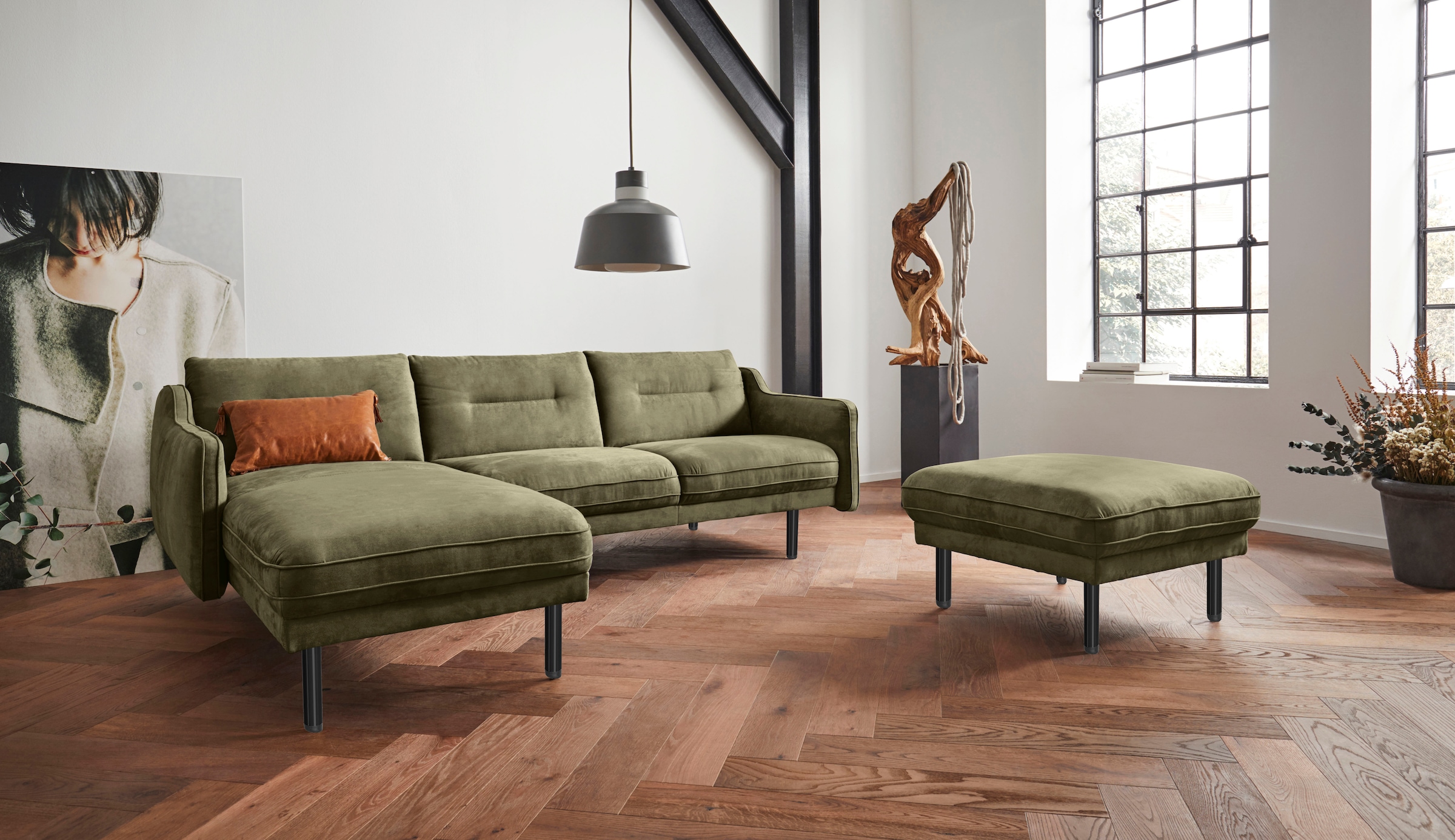 GOODproduct Ecksofa »Nordfyn L-Form« edles Design in 3 Bezugsqualitäten,  Design by Morten Georgsen