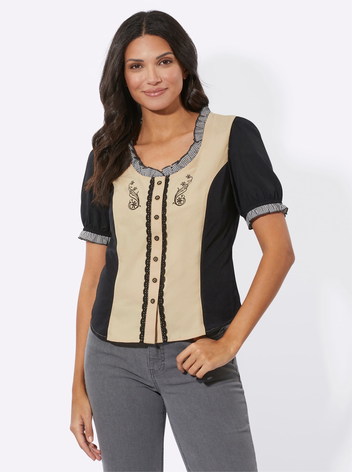 Classic Basics Trachtenbluse