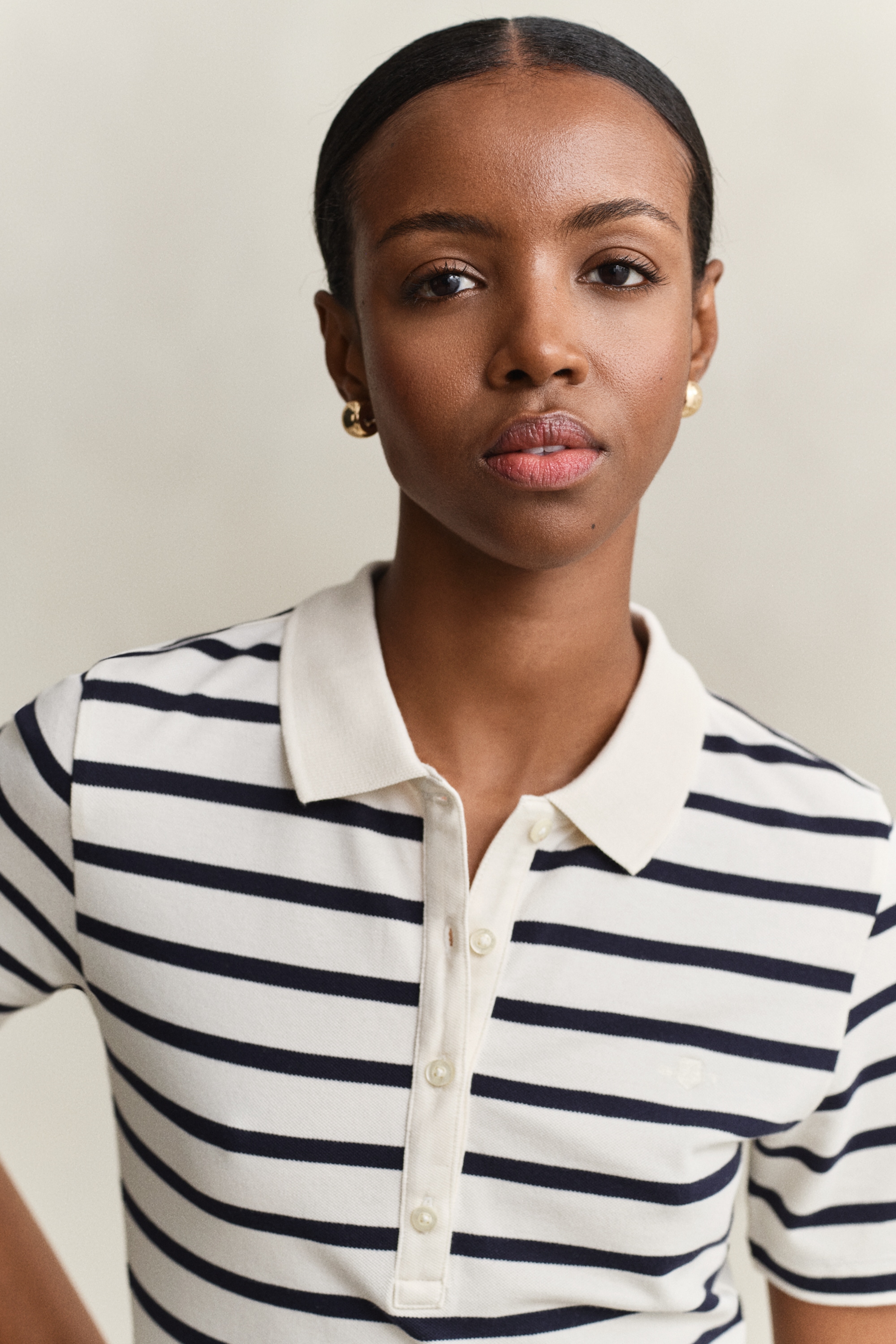 Gant Polo »SLIM STRIPED« coupe slim avec col polo