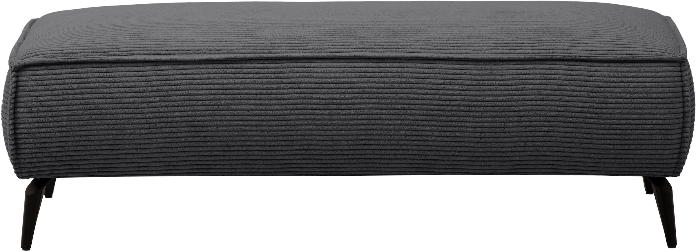 GOODproduct Hocker »TVINNU« zur Serie TVINNU, gemütlicher Sitzkomfort, rechteckig, schwarze Füsse
