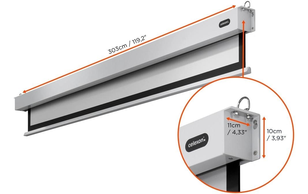 Celexon Motorleinwand »Pro Plus 280x175 cm«