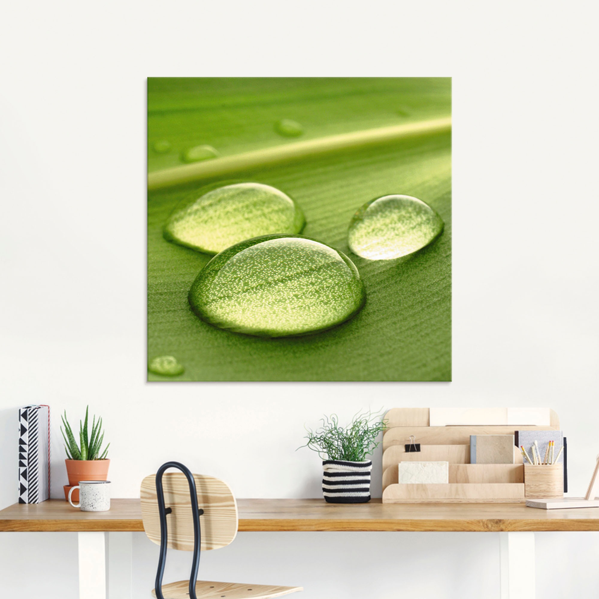 Artland Glasbild »Wassertropfen« Zen 1 Stk. tlg. in verschiedenen Grössen