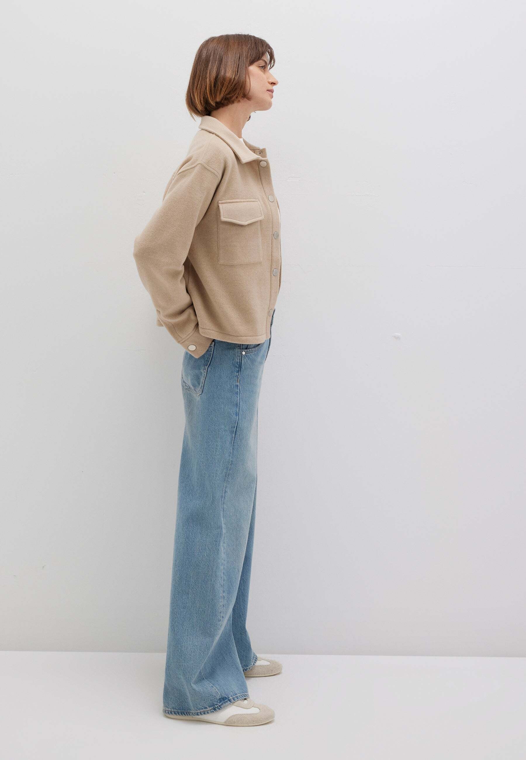 Mavi Veste courte »Mavi Jacke Button Sweatshirt«